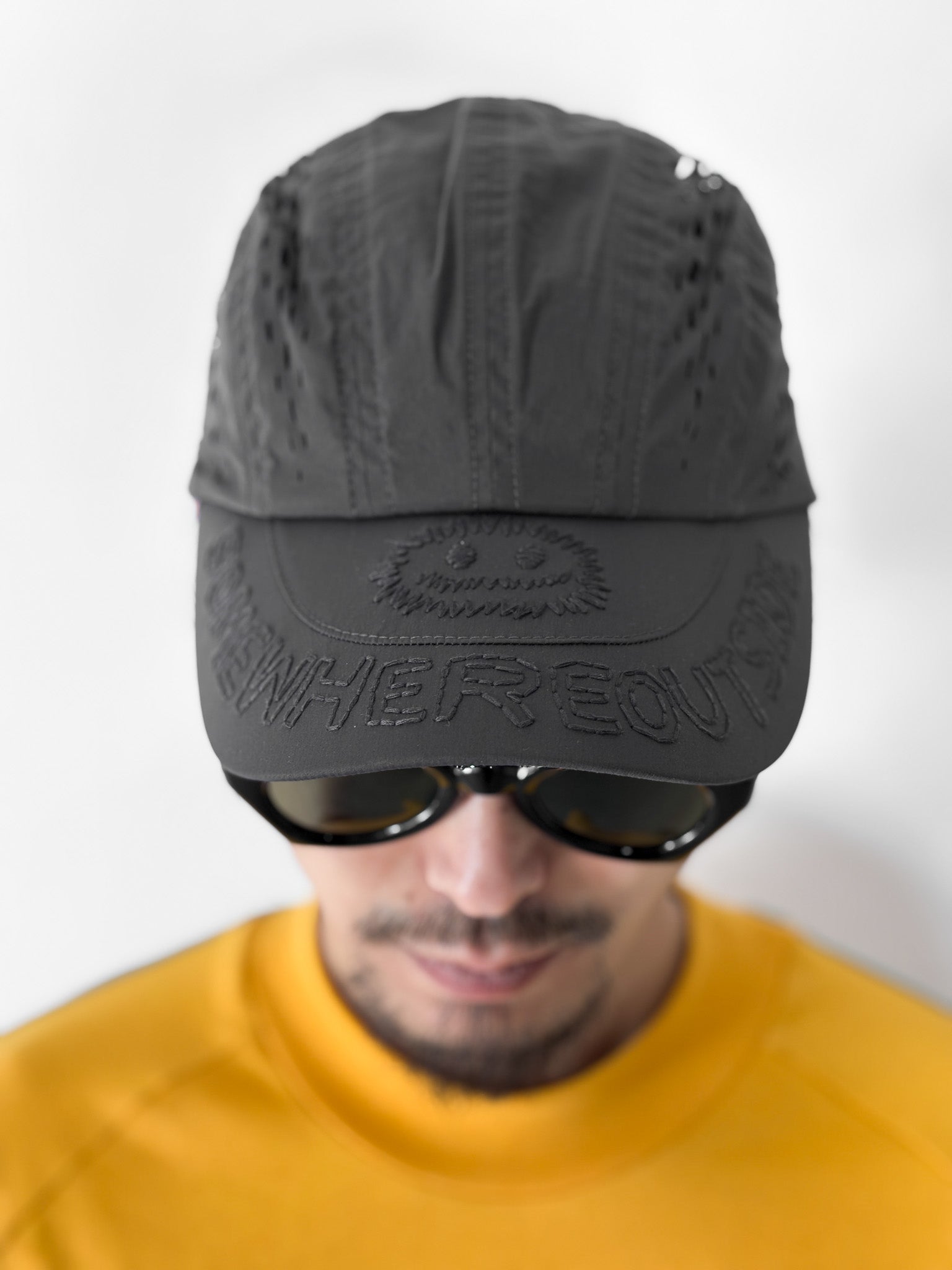 SOMEWHERE OUTSIDE HIKING COMPANY / SOHC Pattemed Vent Cap (CHARCOAL)