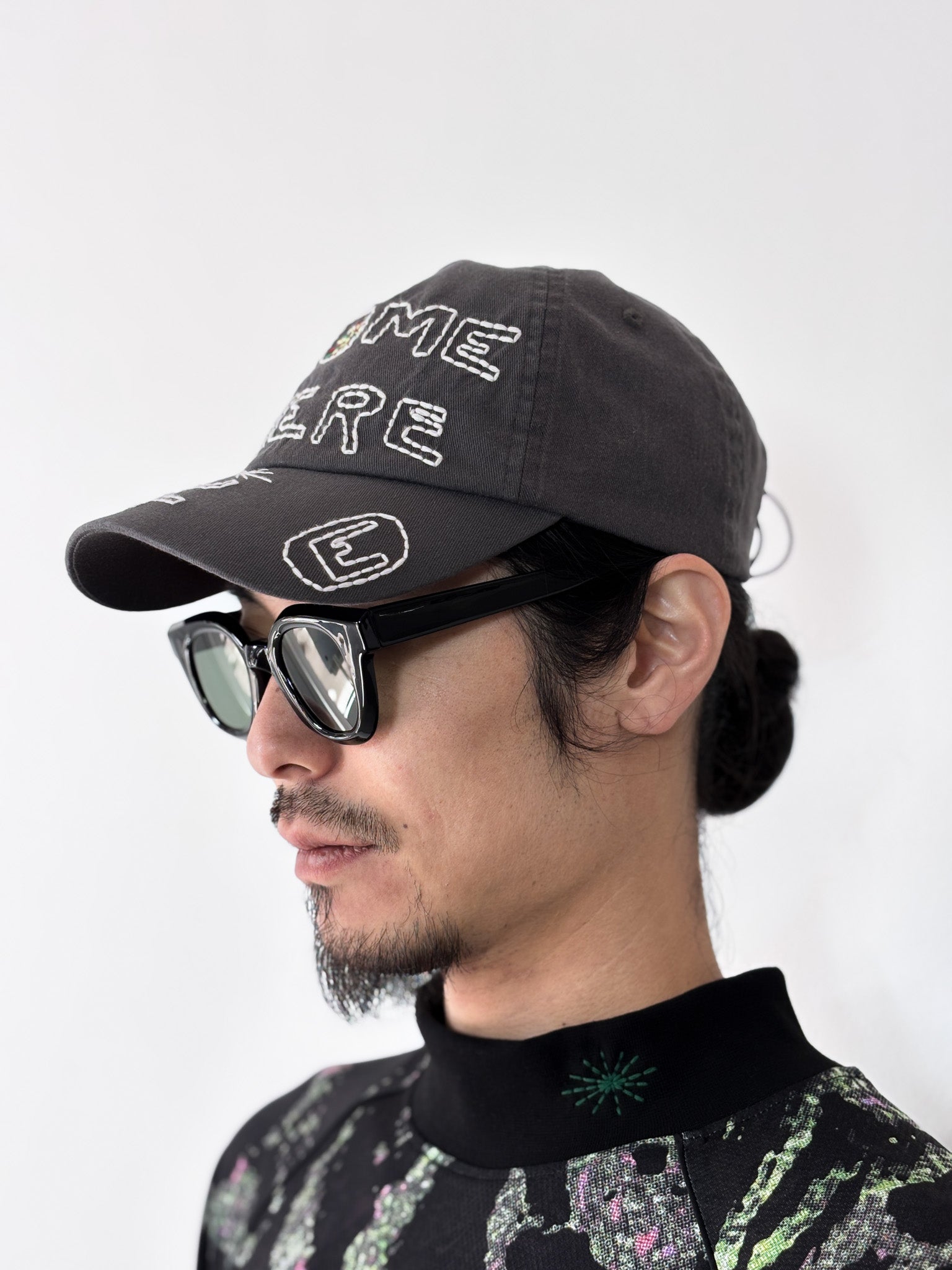SOMEWHERE OUTSIDE HIKING COMPANY / SOHC Lettering Embroidery Cap (CHAR