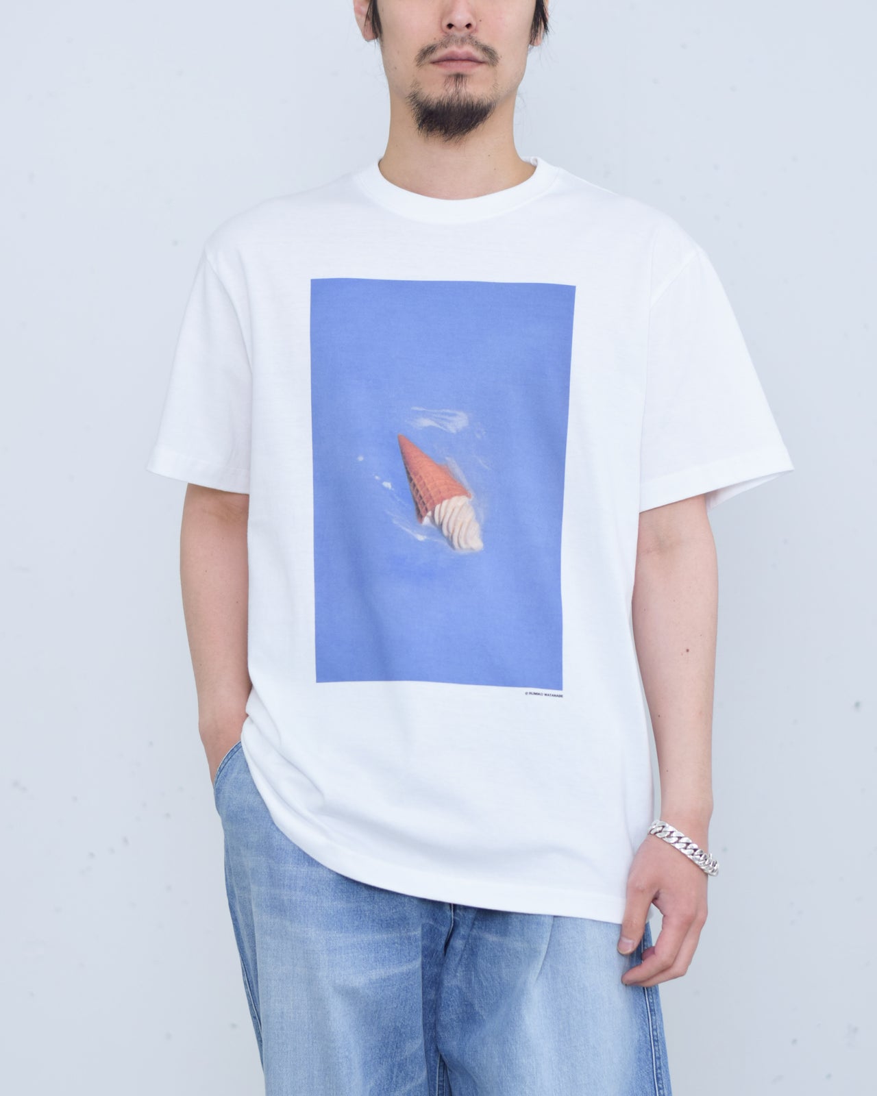 RUMIKO WATANABE / PHOTO TEE (SOFT CREAM)