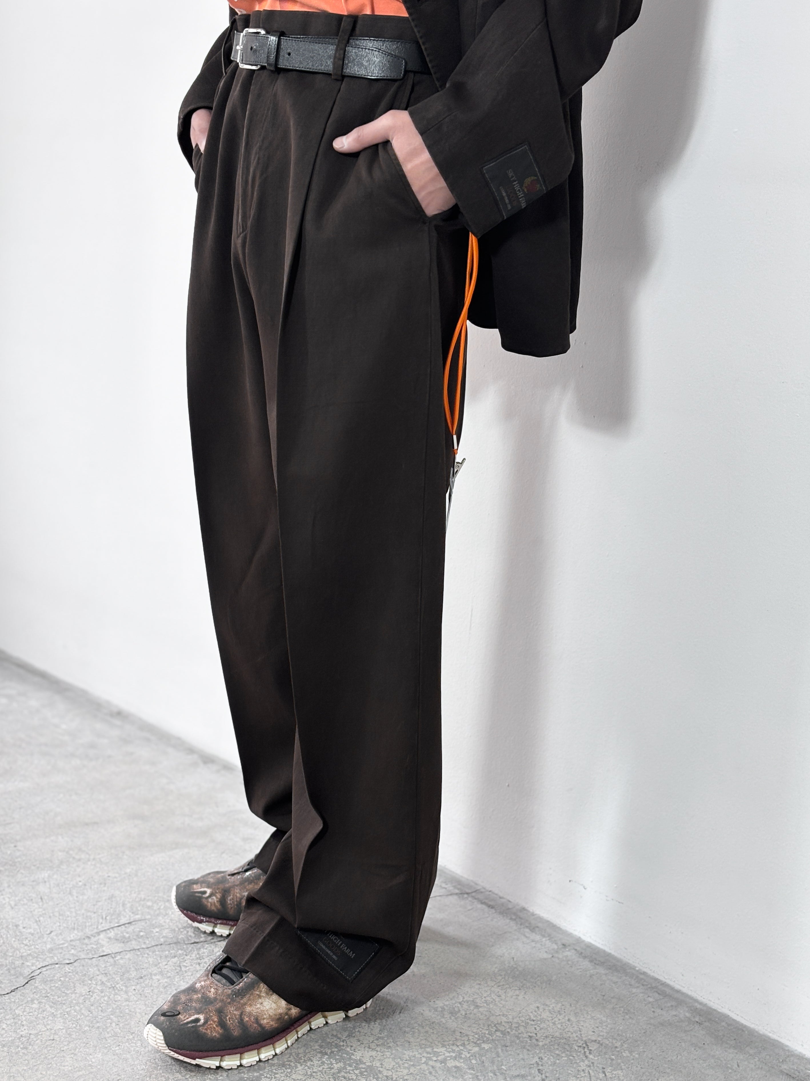 doublet / MUD-DYED WIDE TROUSERS (MUD)