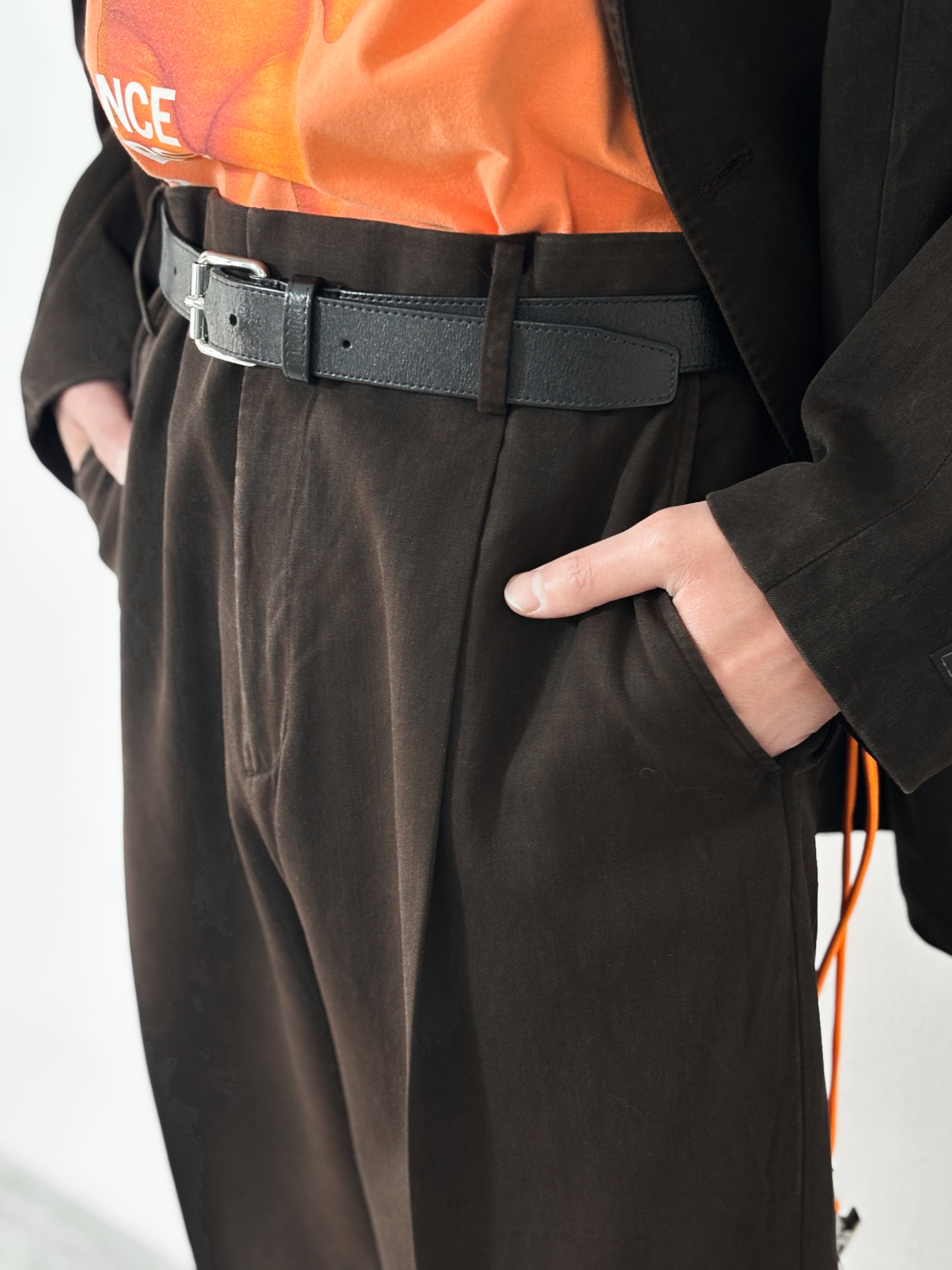 doublet / MUD-DYED WIDE TROUSERS (MUD)