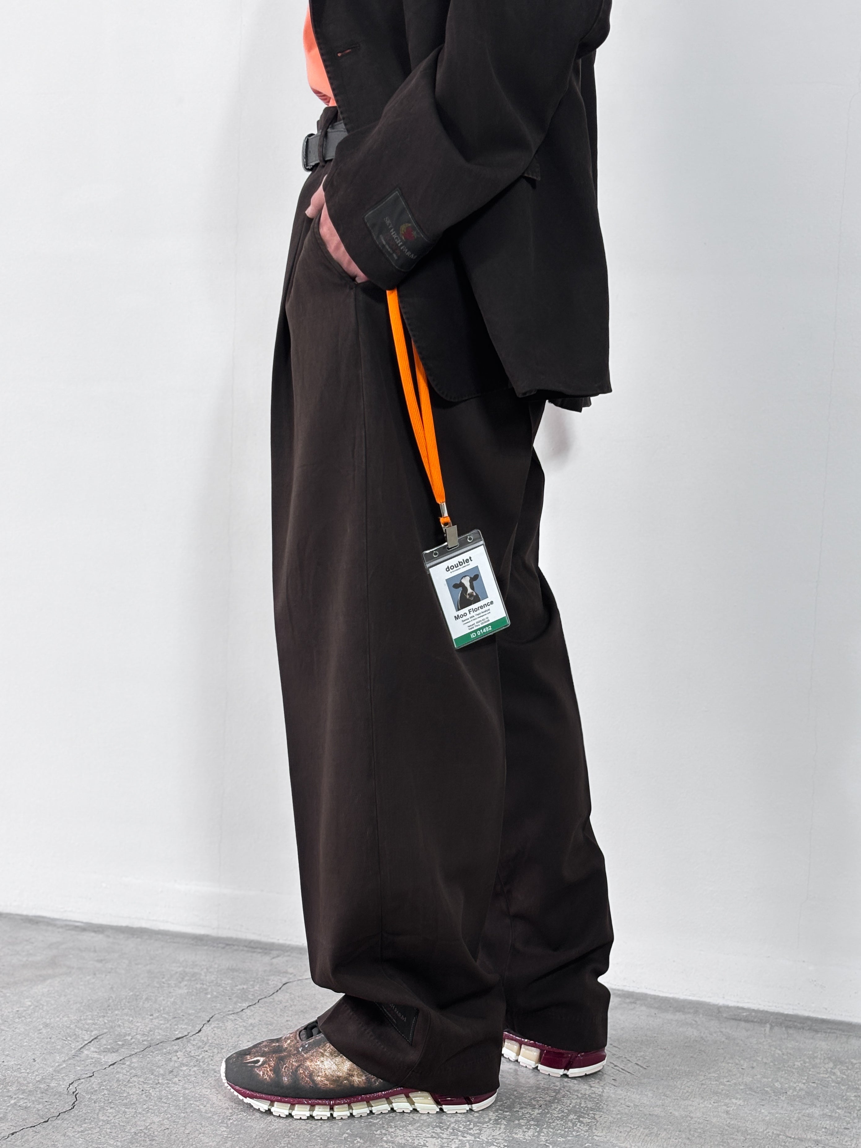 doublet / MUD-DYED WIDE TROUSERS (MUD)