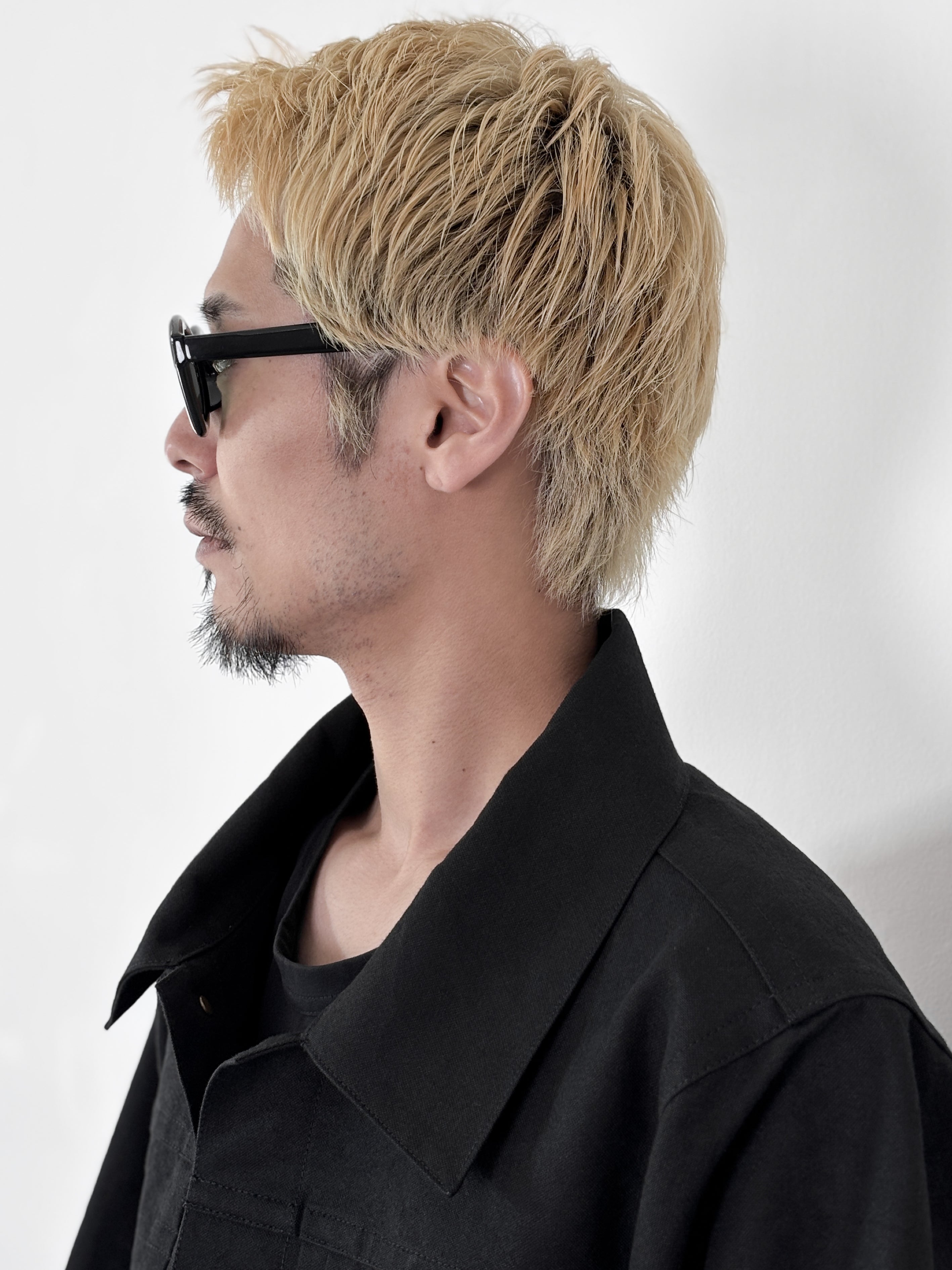 RAINMAKER / N-SLEEVE TRUCKER JACKET (BLACK)
