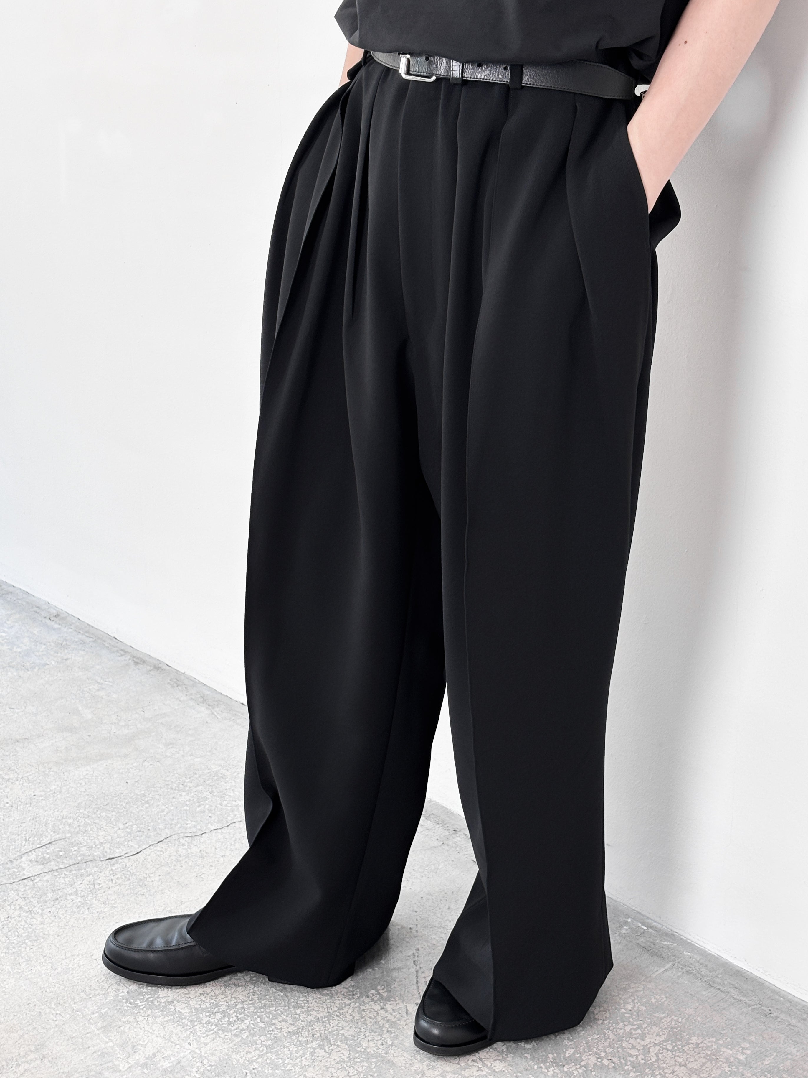 RAINMAKER 黒 HAKAMA TROUSERS Mサイズ RAINMAKER / HAKAMA TROUSERS (BLACK)