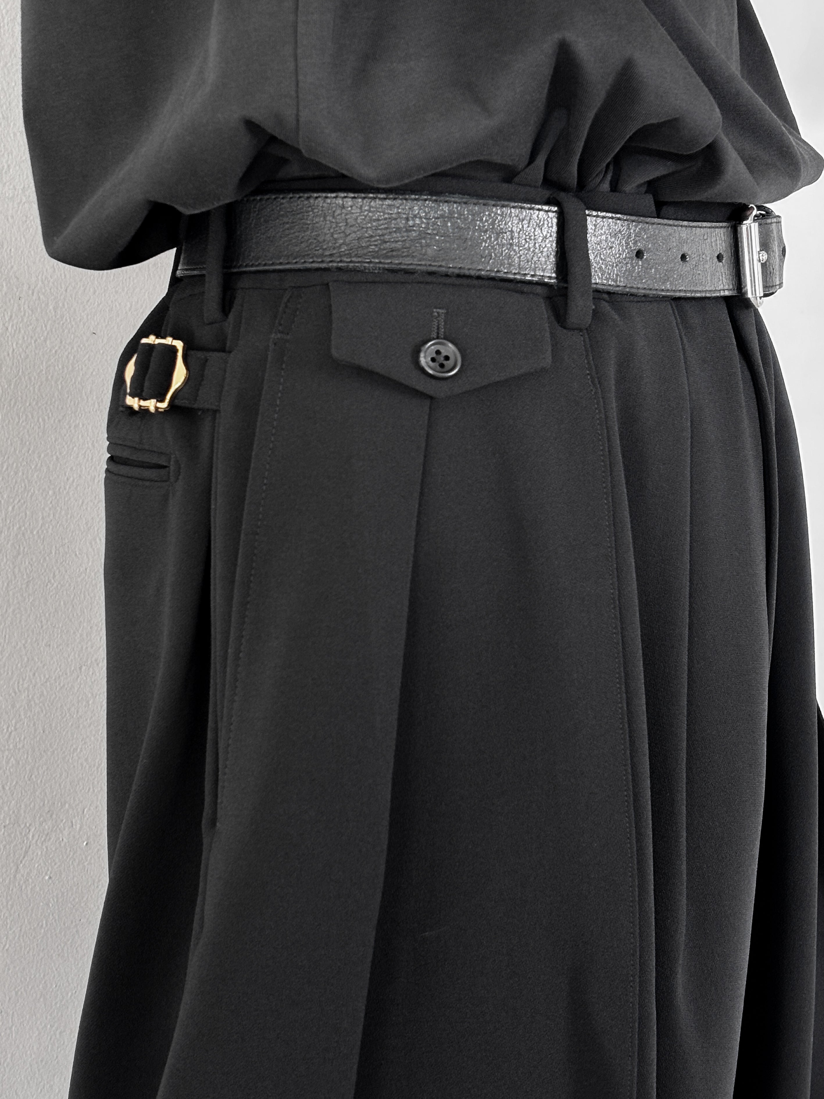 RAINMAKER / HAKAMA TROUSERS (BLACK)