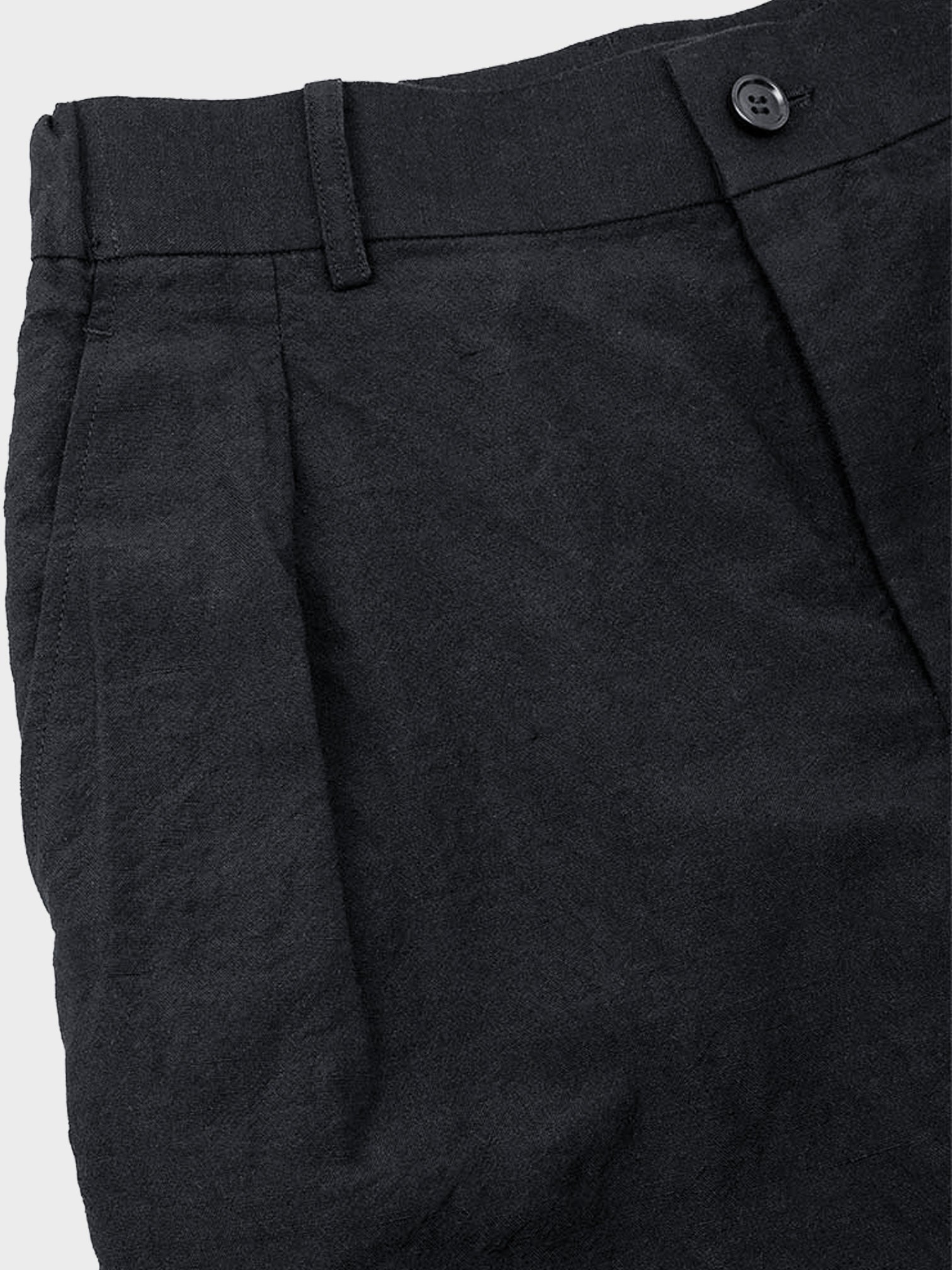 DIGAWEL / IN TUCK PANTS(GARMENT WASH) (BLACK)