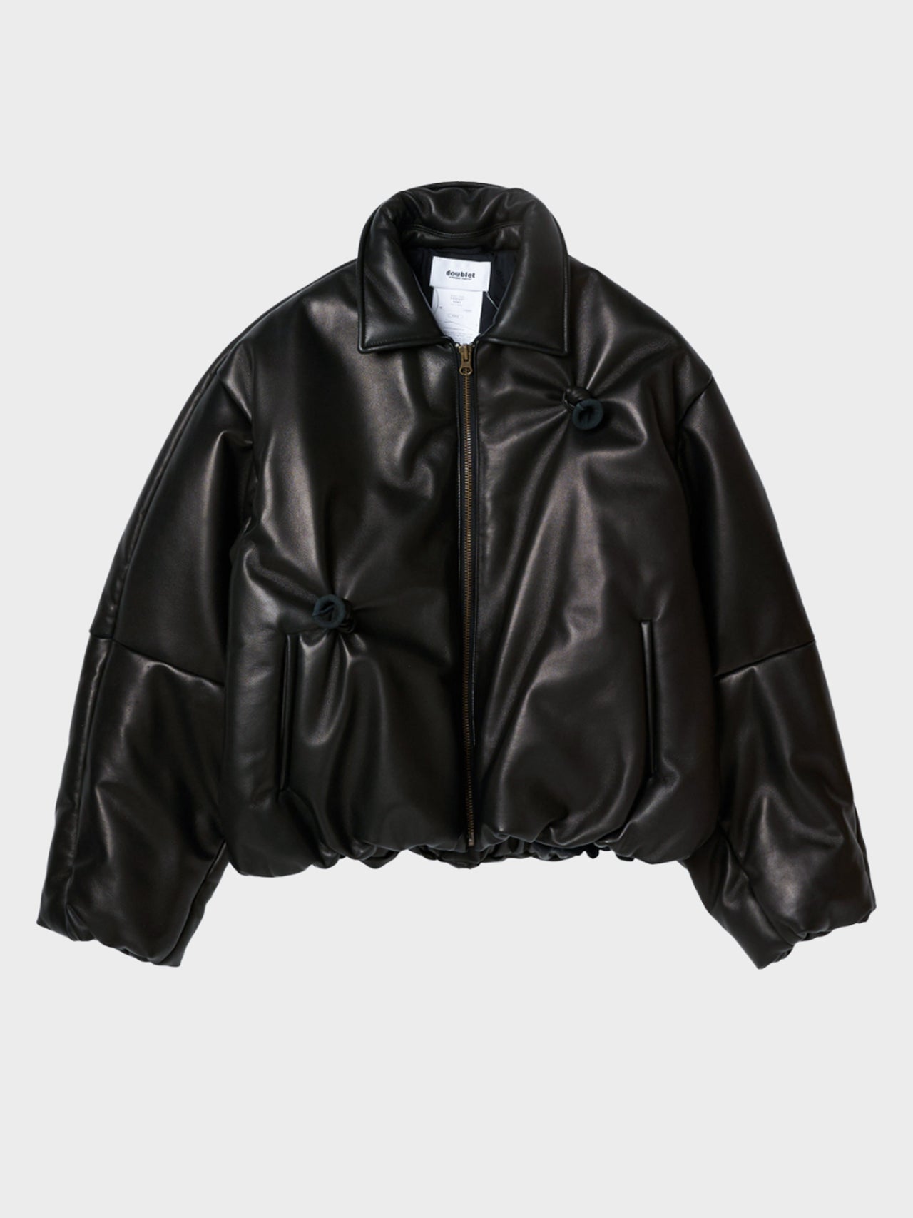 【8月15日(土)12:00発売】doublet / INFLATED BALLOON LEATHER JACKET (BLACK)