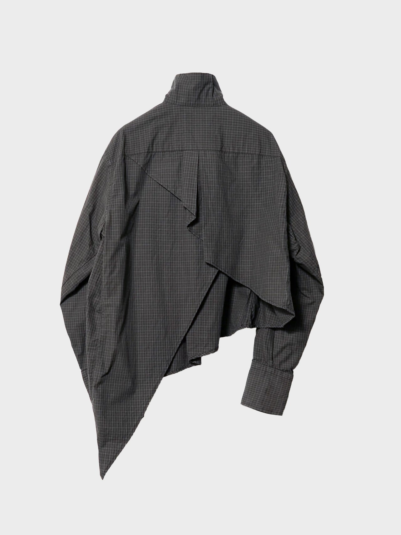 NTN / INK DYED SPIRAL SHIRT (DARK INK CHECK)