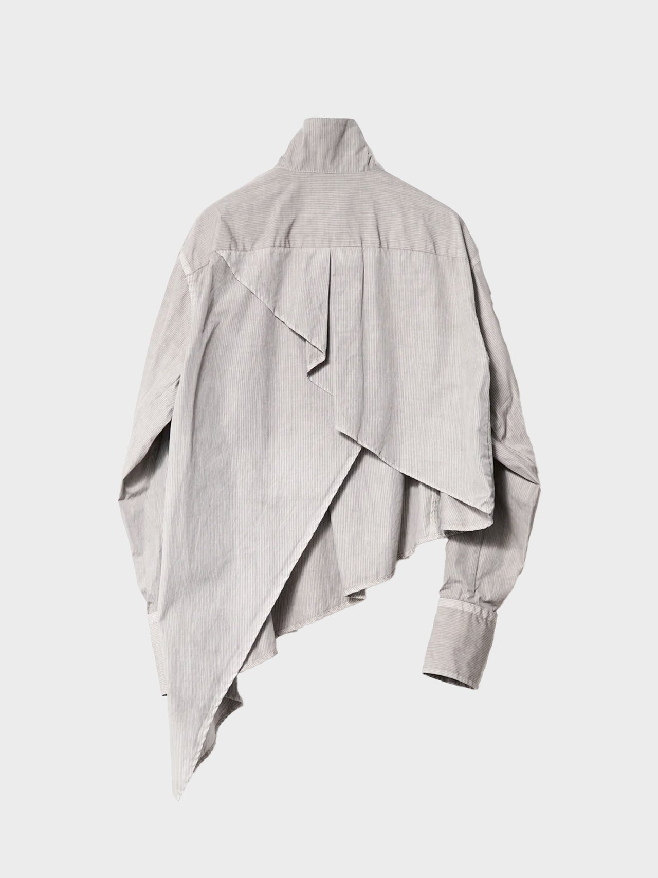 NTN / INK DYED SPIRAL SHIRT (LIGHT INK STRIPE)