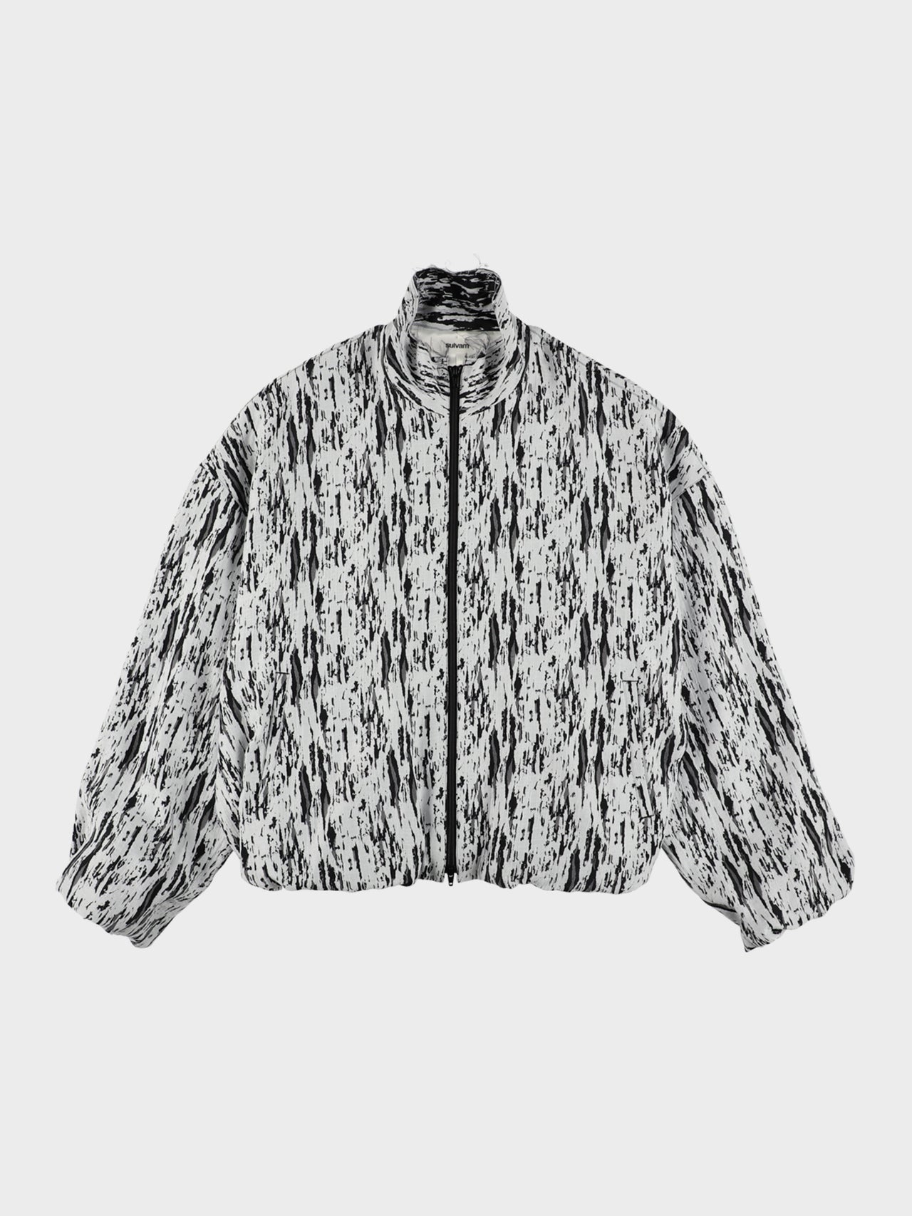 【2026年1月入荷予定】Sulvam / JACQUARD BALLOON BLOUSON (WHITE)