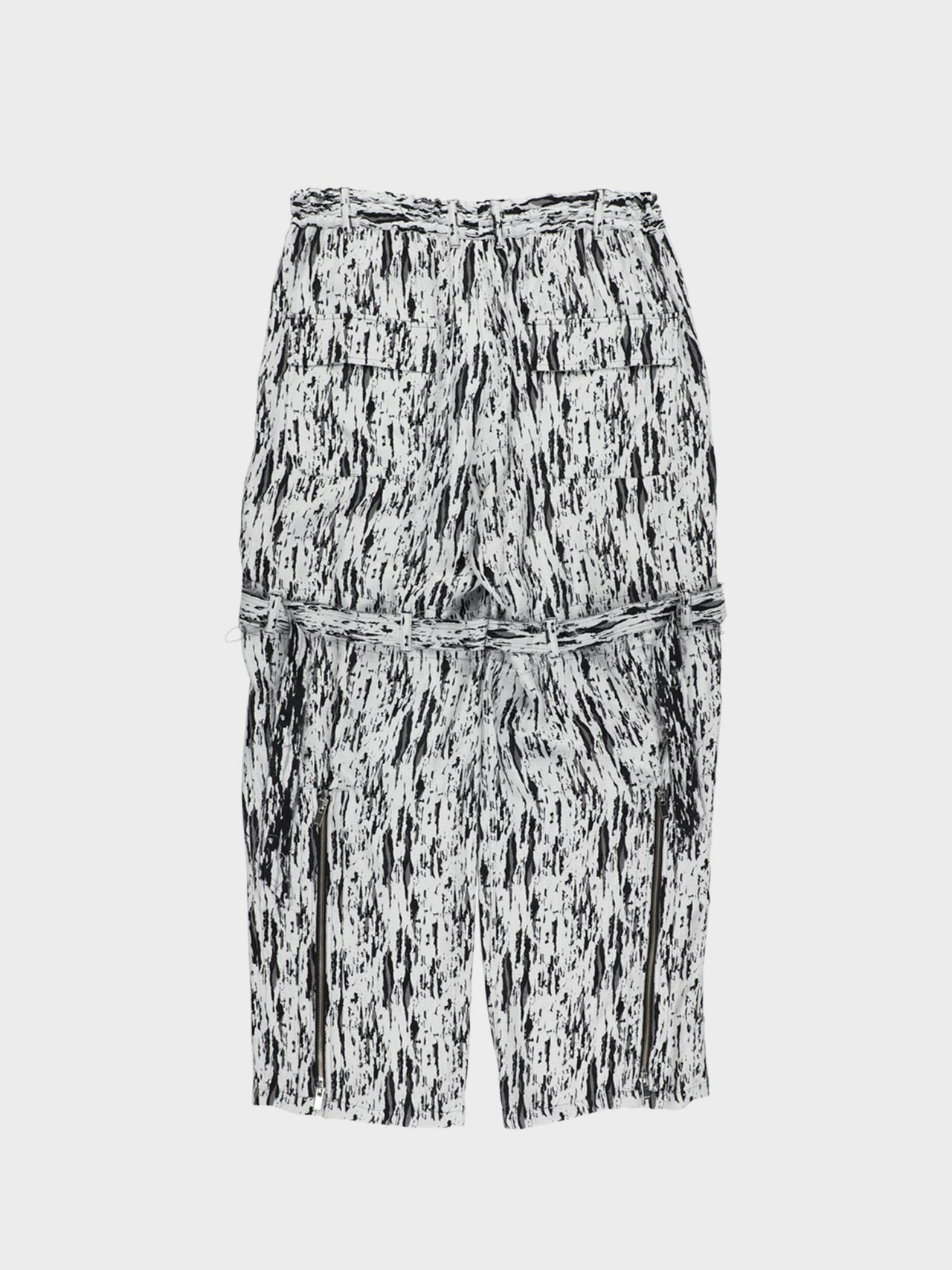 【2026年1月入荷予定】Sulvam / JACQUARD BONTAGE EASY PANTS (WHITE)