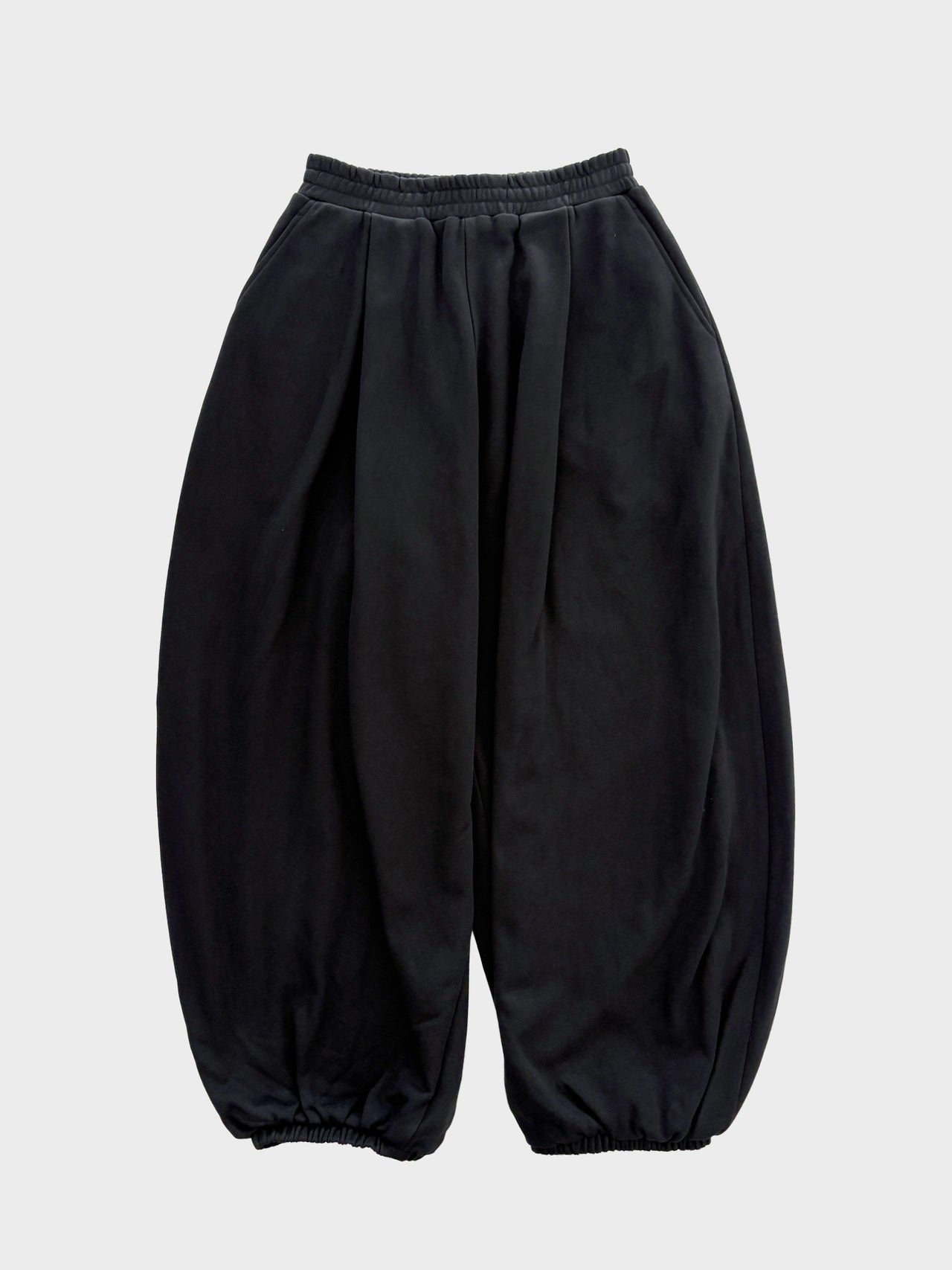 VIVIANO / JERSEY BALLOON TROUSERS (BLACK)