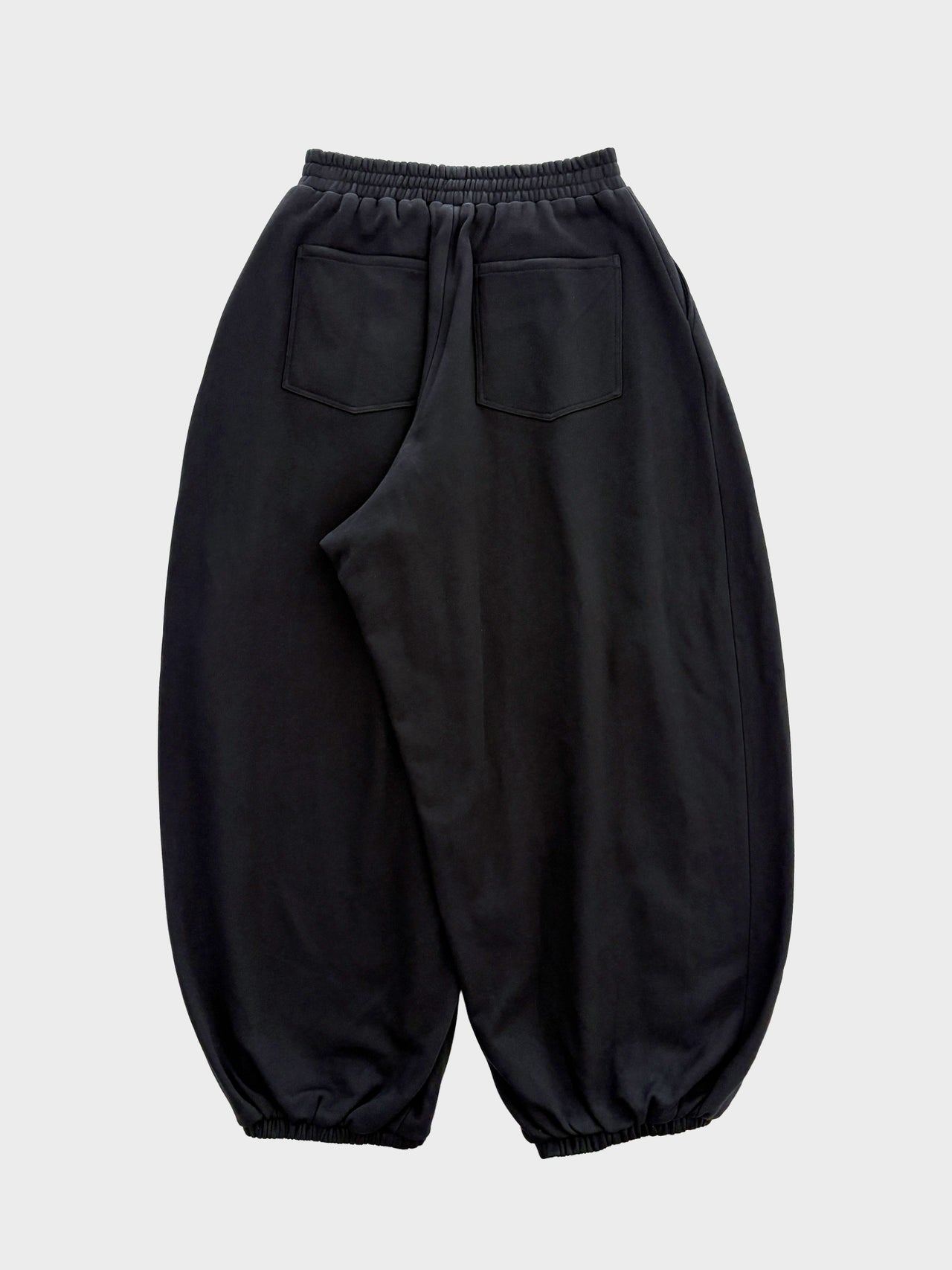 VIVIANO / JERSEY BALLOON TROUSERS (BLACK)