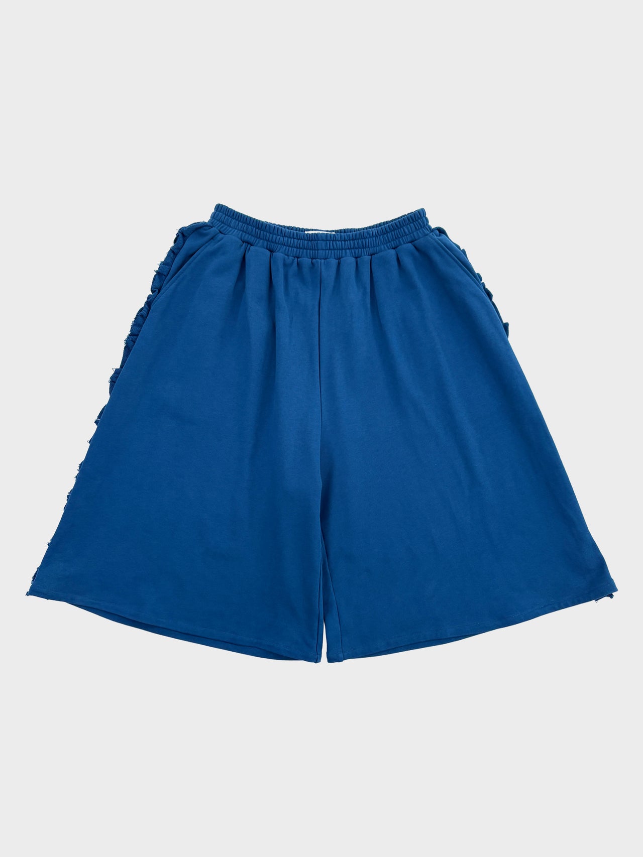 【3月20日(金)12:00販売開始】VIVIANO / JERSEY RUFFLE SHORTS (BLUE)