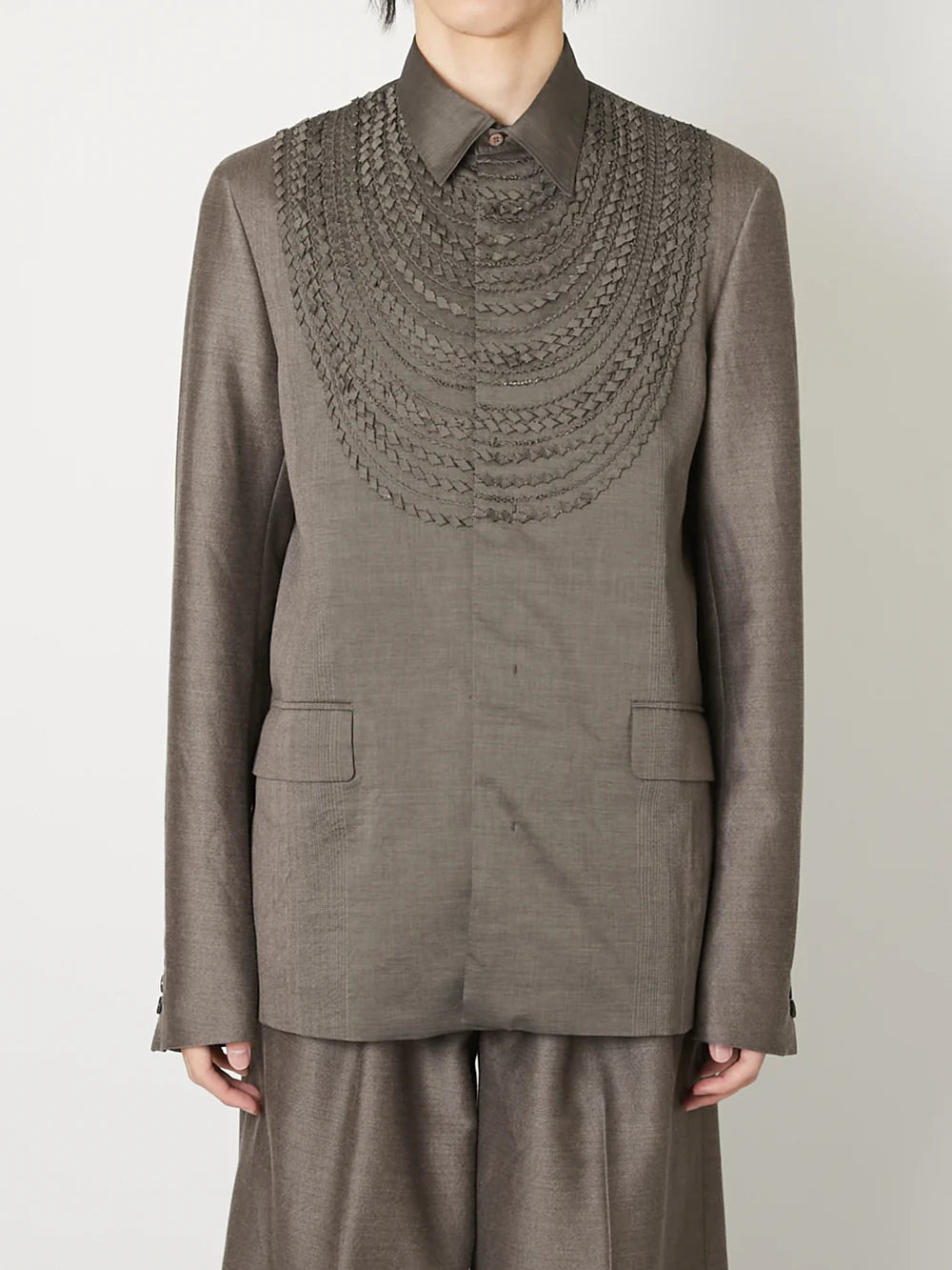 【8月22日(土)12:00発売】TAAKK / TRANSITIONAL SHIRT JACKET (BROWN)