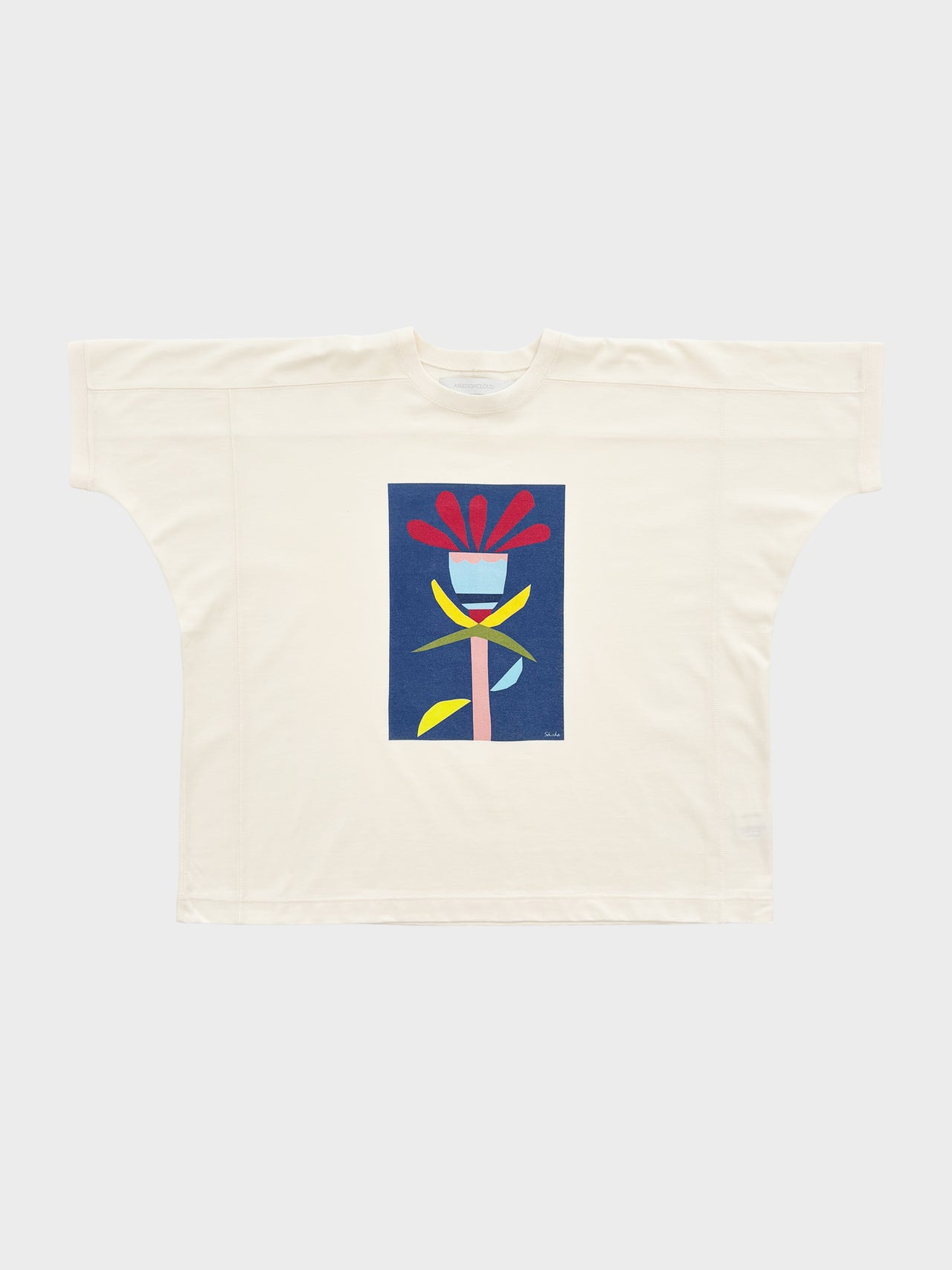 ASEEDONCLOUD / KAFUSHO T-SHIRT(FLOWER) (IVORY)