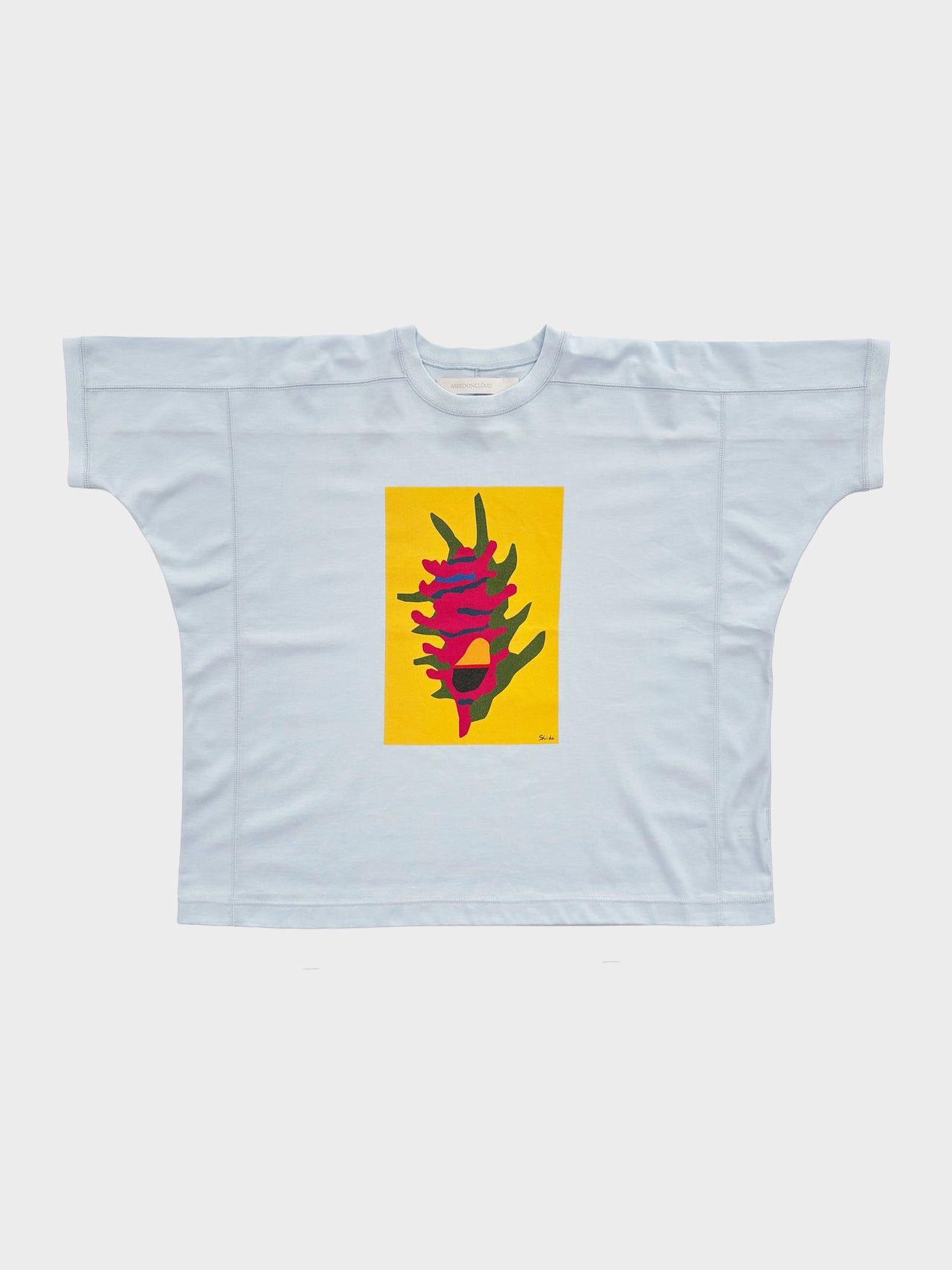 ASEEDONCLOUD / KAFUSHO T-SHIRT(SHELL) (SAXE)