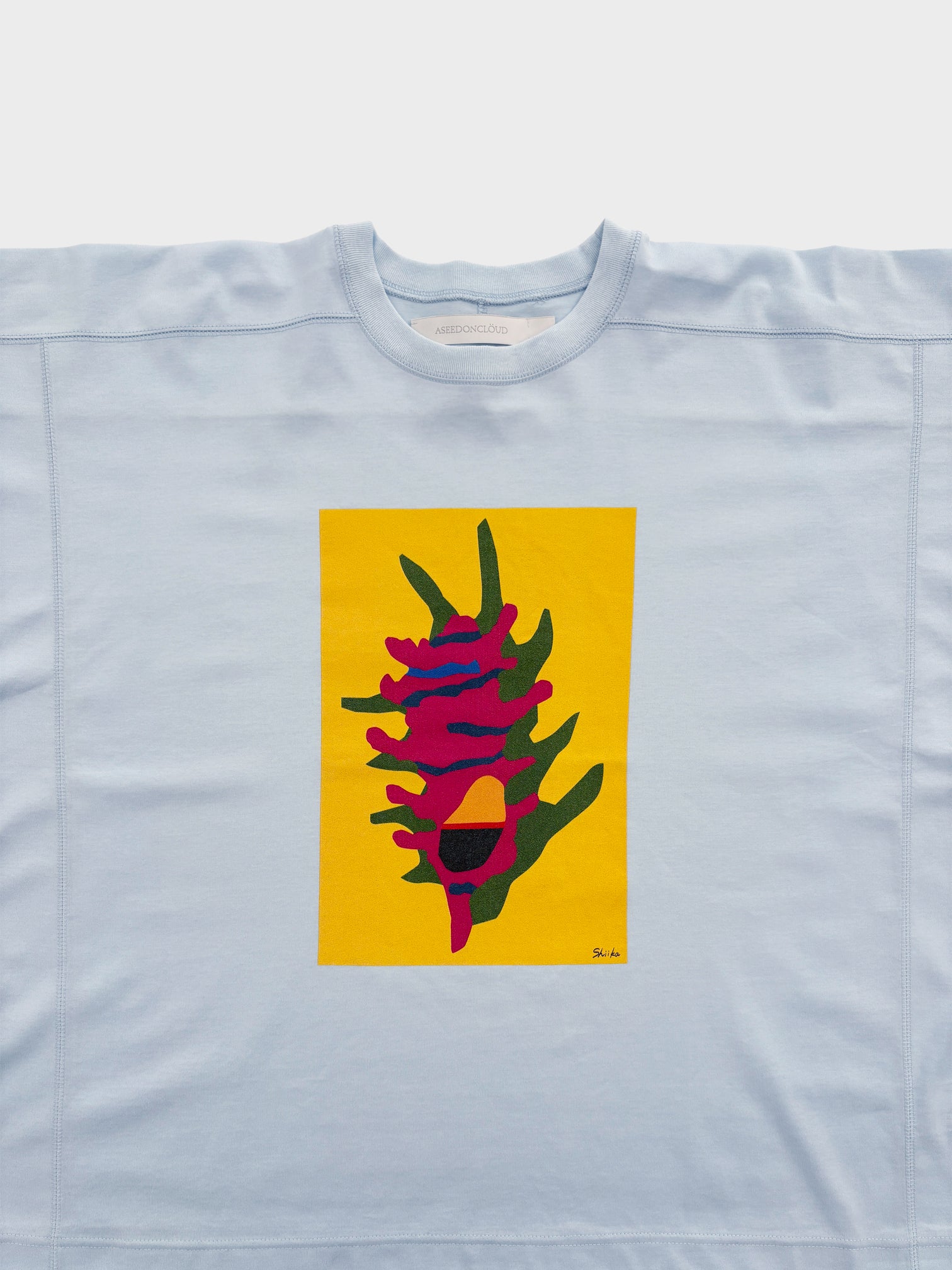 ASEEDONCLOUD / KAFUSHO T-SHIRT(SHELL) (SAXE)