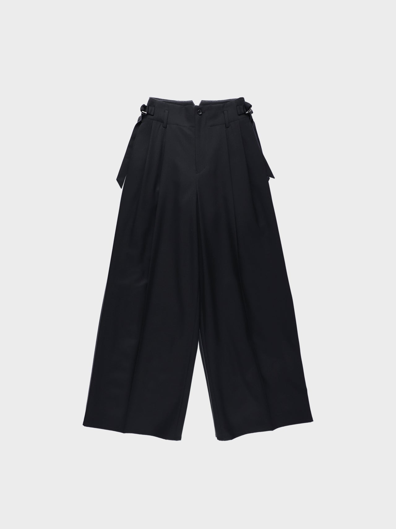 Sulvam / LADIES HIGH WAIST PANTS (BLACK)