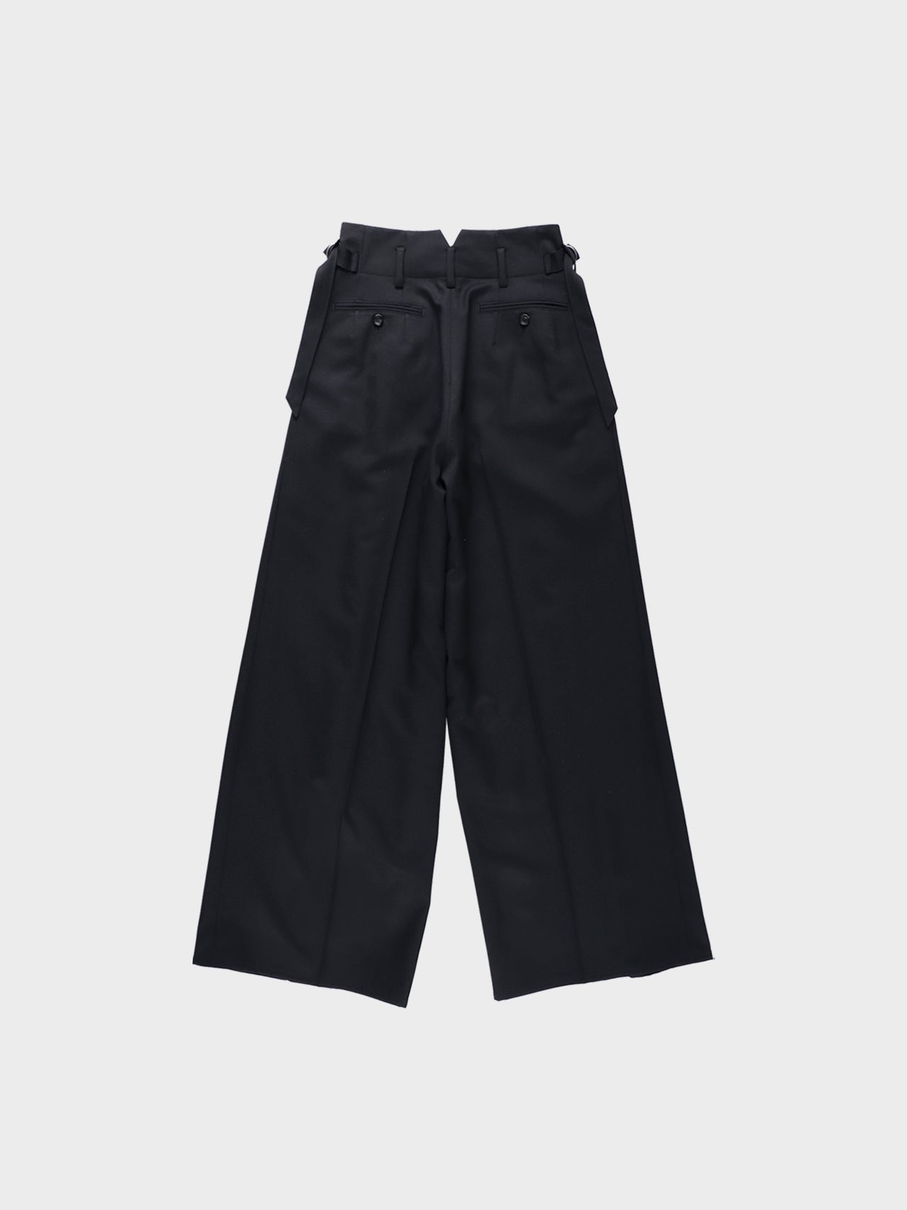Sulvam / LADIES HIGH WAIST PANTS (BLACK)