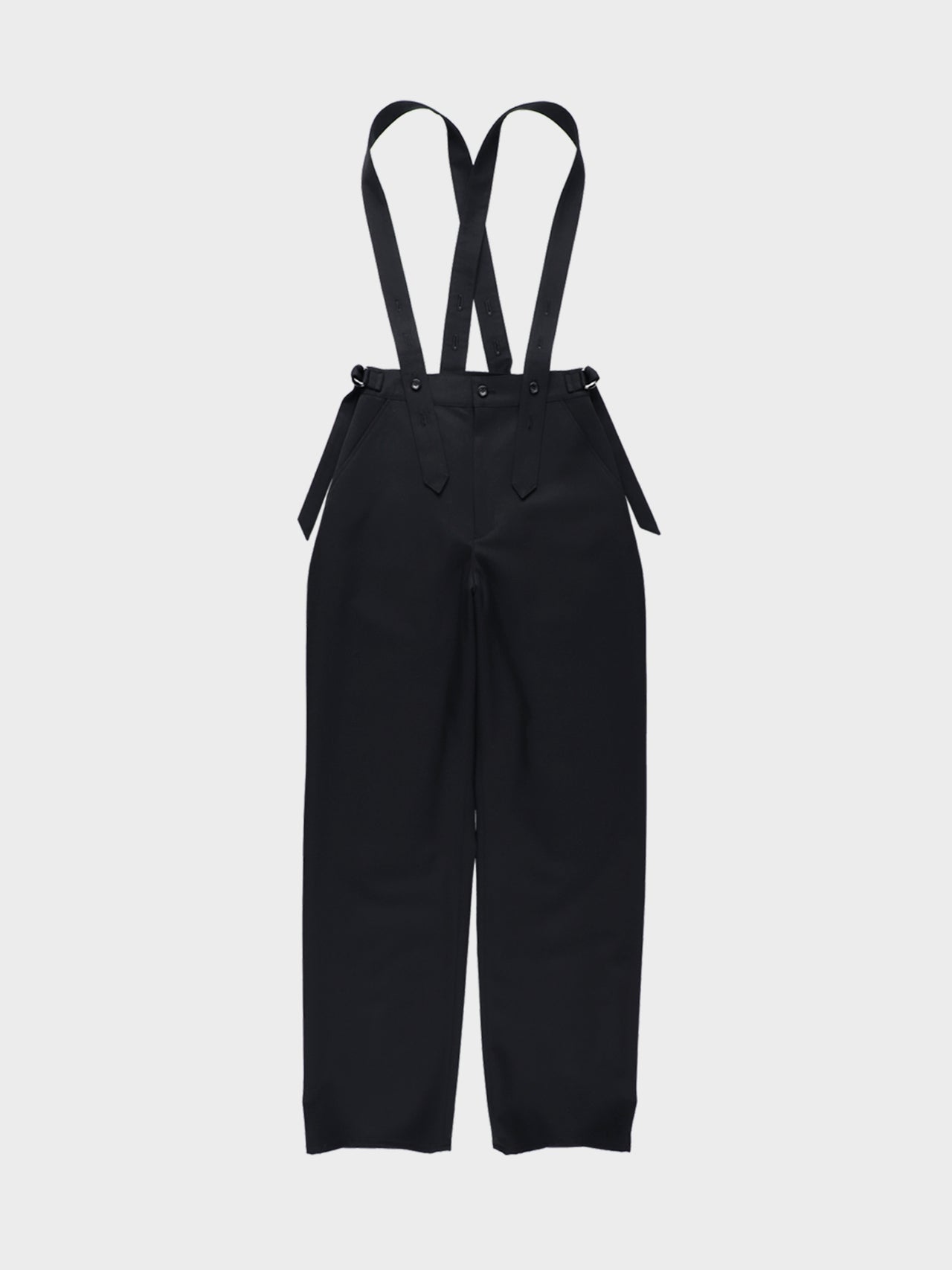 Sulvam / LADIES SUSPENDER PANTS (BLACK)