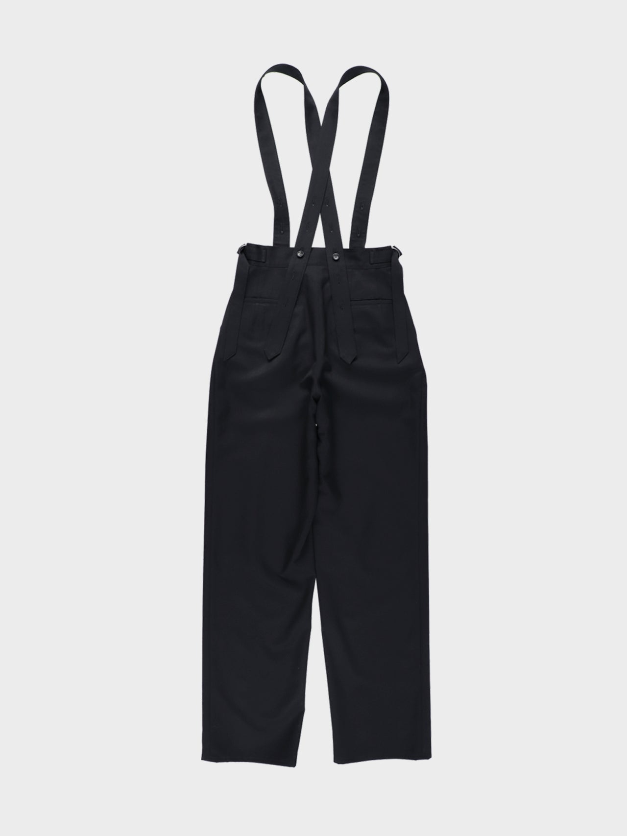 Sulvam / LADIES SUSPENDER PANTS (BLACK)