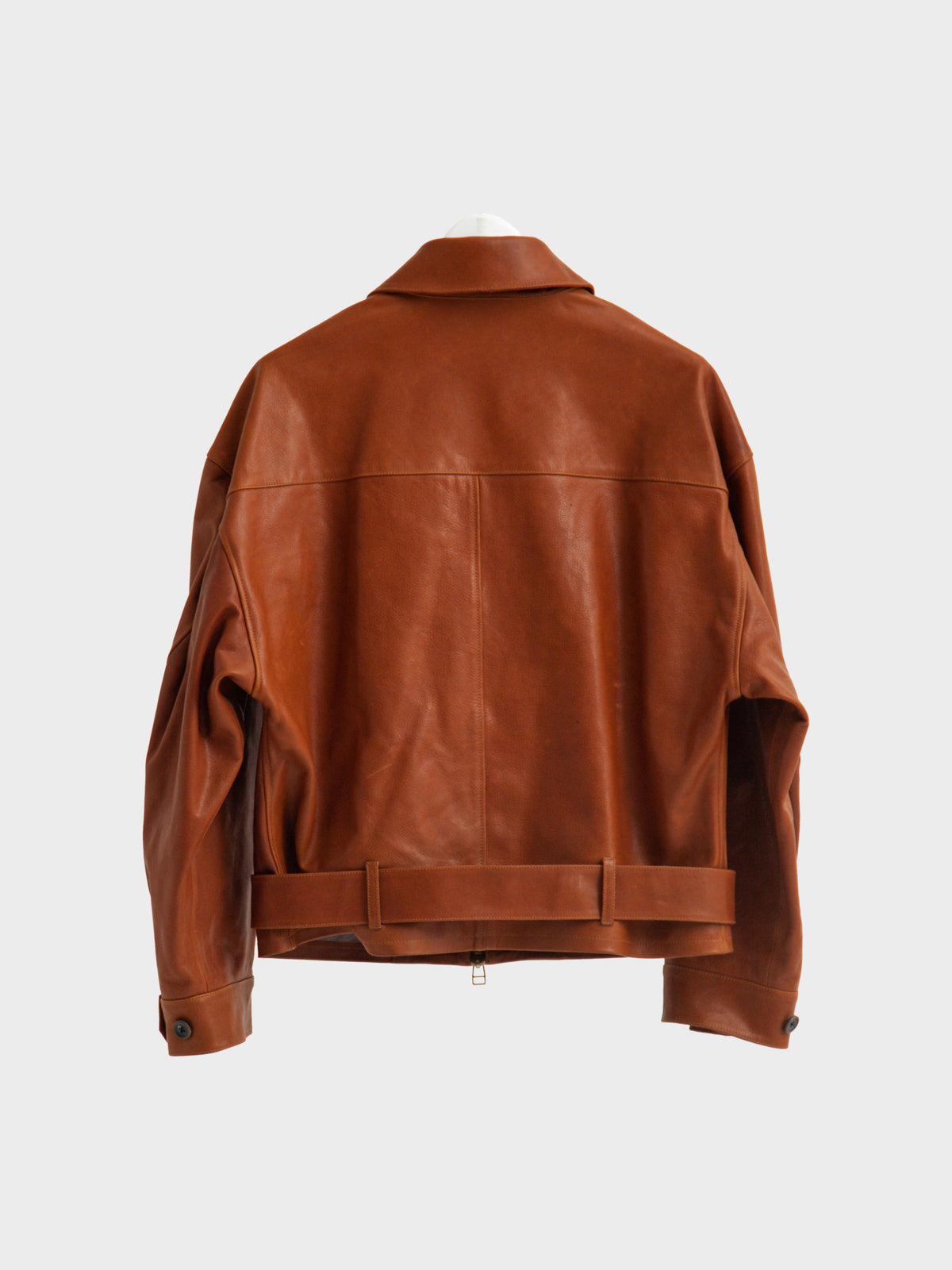 【10月24日(土)発売】SOSHIOTSUKI / LEATHER BLOUSON (CAMEL)