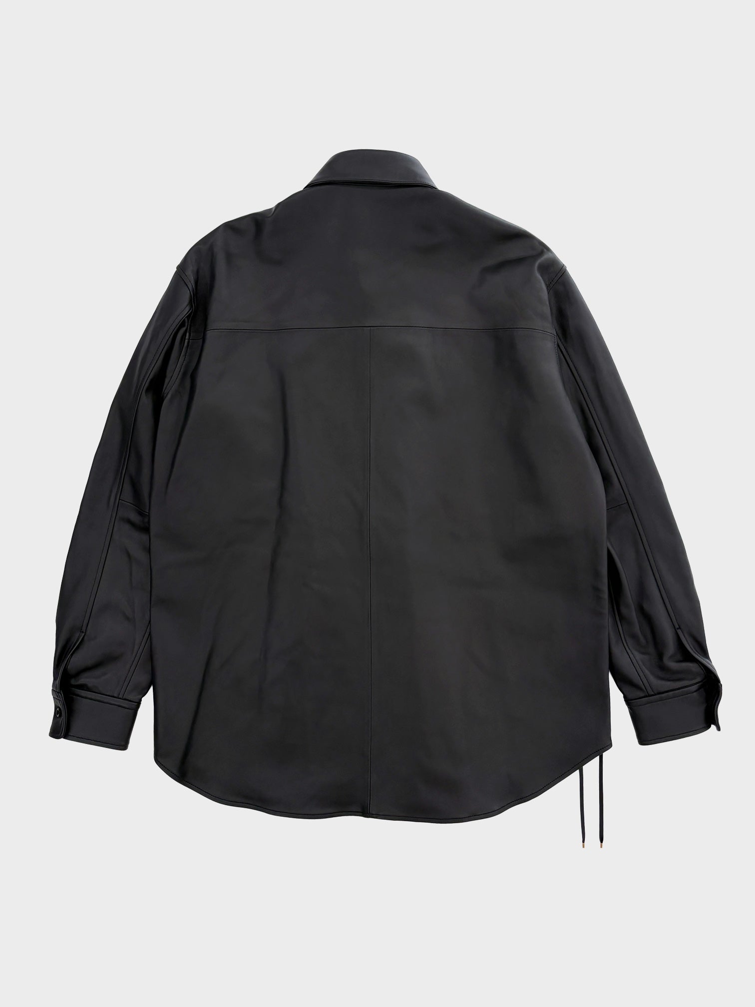 8月22日(土)12:00発売】RAINMAKER / LEATHER DOUGI SHIRT (BLACK)