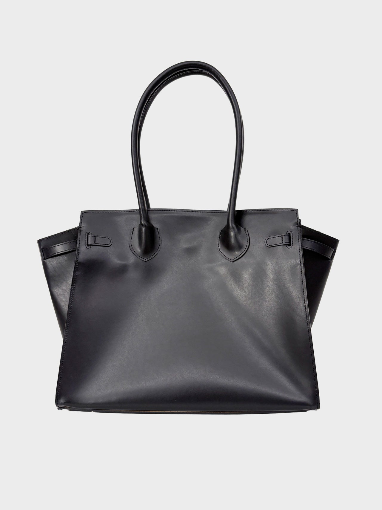doublet / LEATHER“ITA”BAG (BLACK)