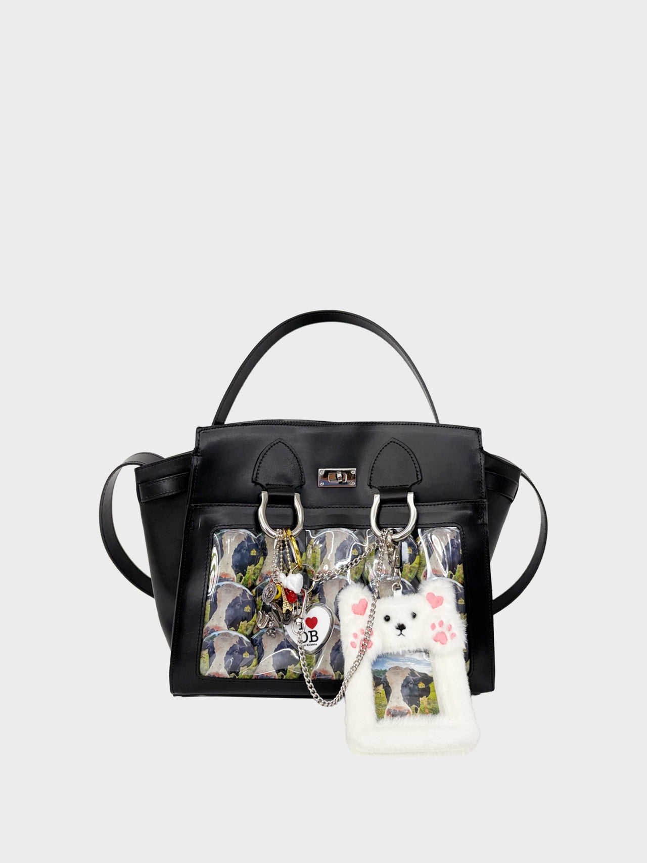 doublet / LEATHER“ITA”SHOULDER BAG (BLACK)