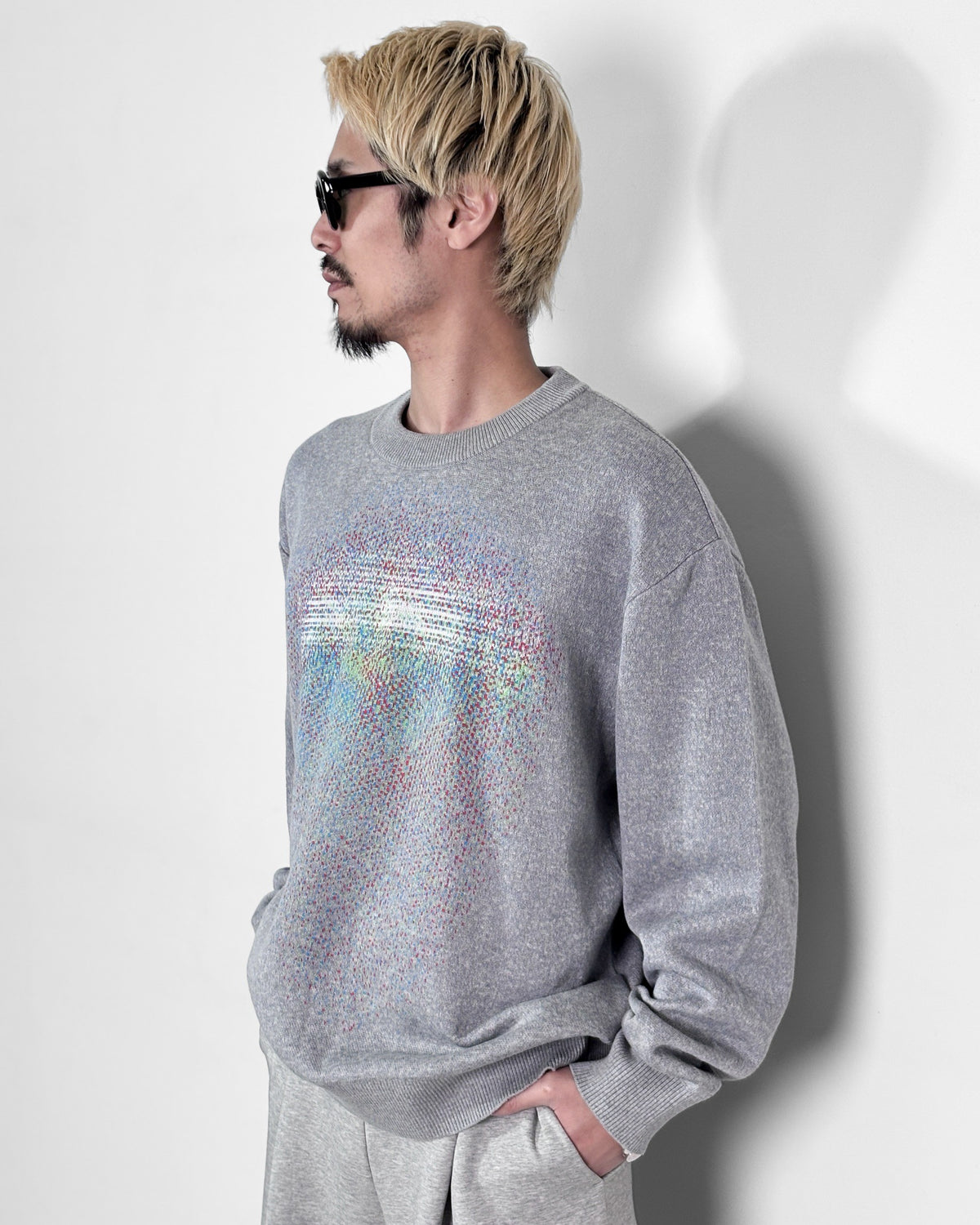 【9月19日(土)12:00発売】HATRA / Photon Knit Sweater (GRAY)