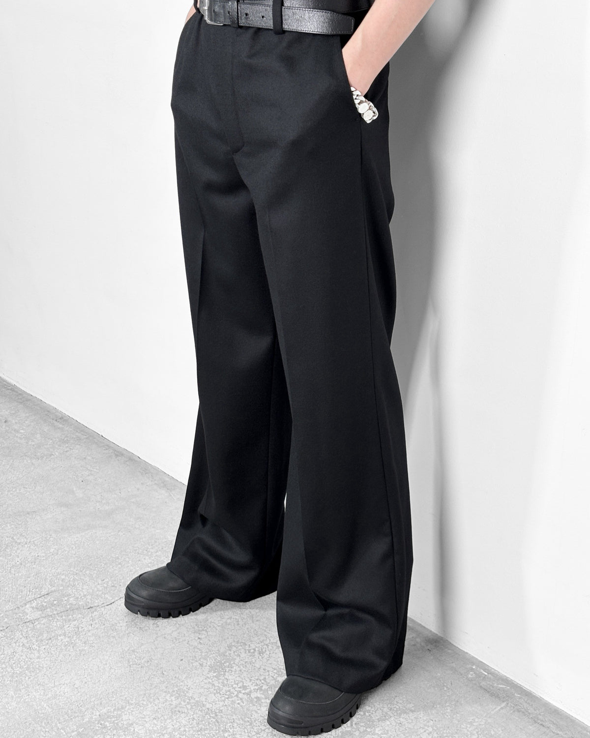 【9月19日(土)12:00発売】HATRA / Organ Trousers (BLACK)