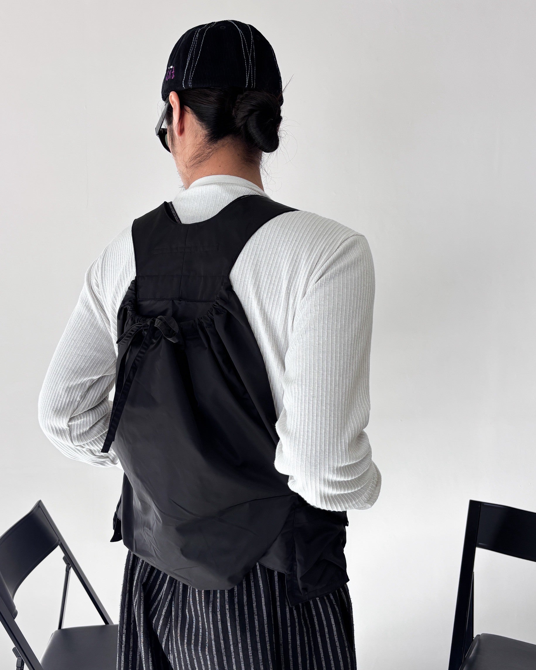 My Beautiful Landlet　Backpack Vest my beautiful landlet / NYLON TAFFETA WATER PROOF BAG VEST (BLACK)