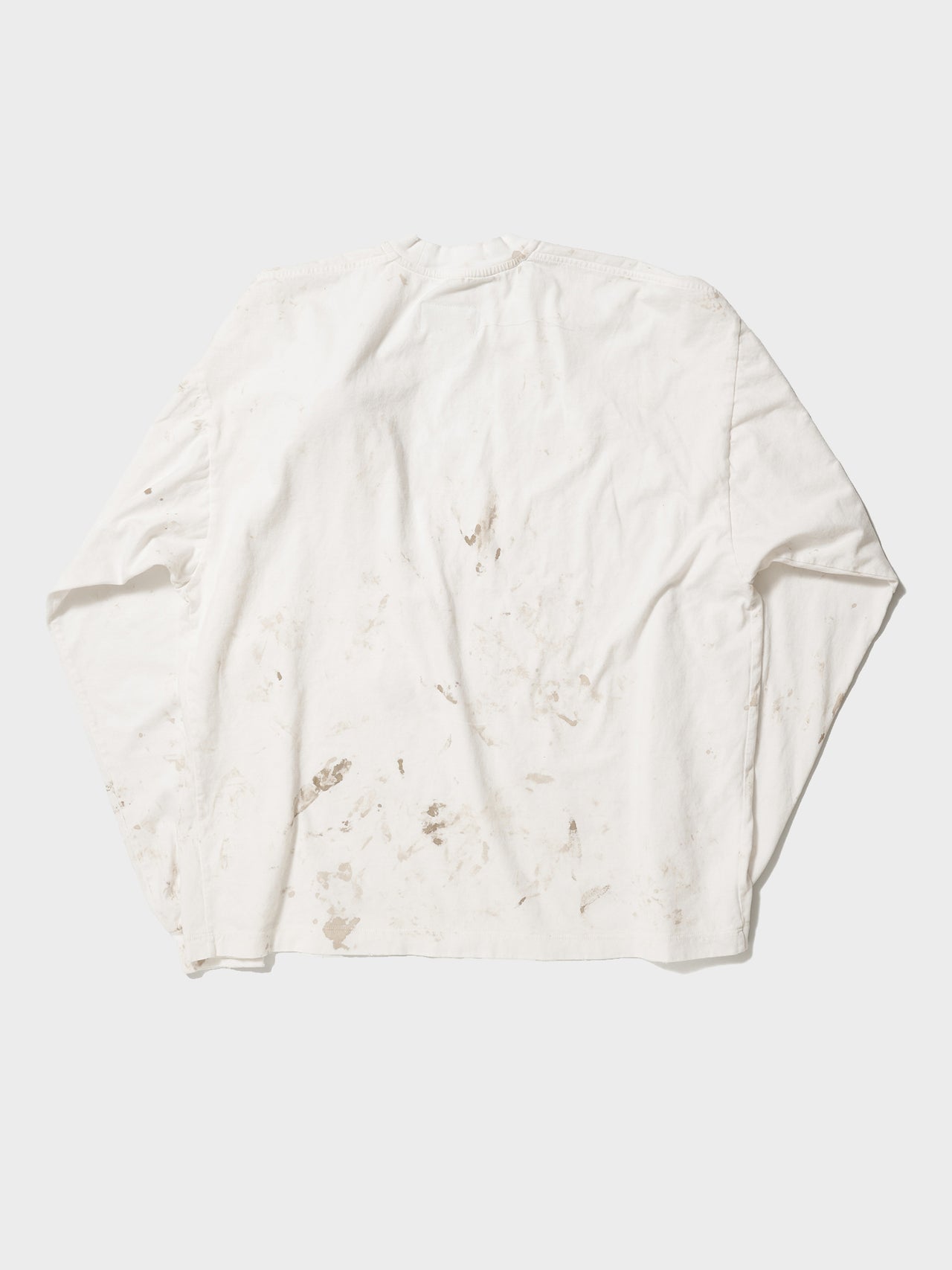 doublet / LONG SLEEVE T-SHIRT WITH VILLAIN BEAR (WHITE) #53