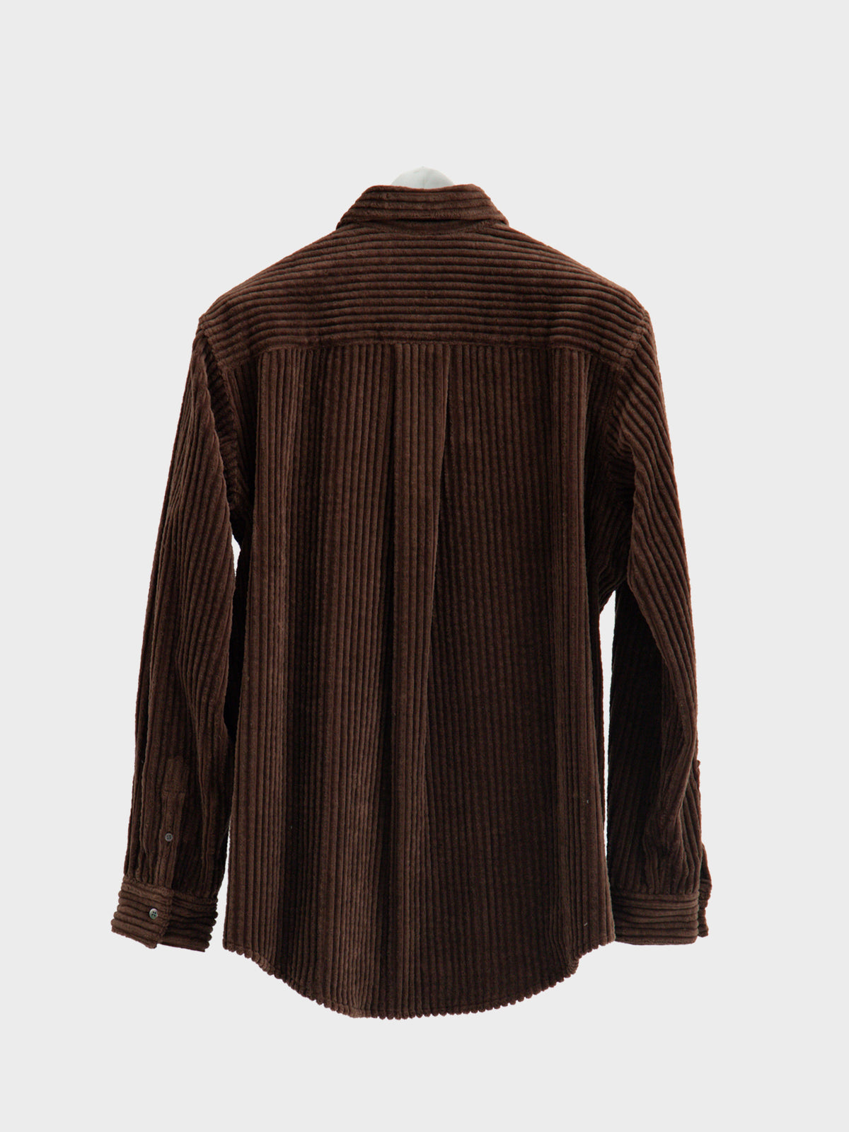 【10月24日(土)発売)】SOSHIOTSUKI / HEAVY WALE DRESS SHIRT (BROWN)