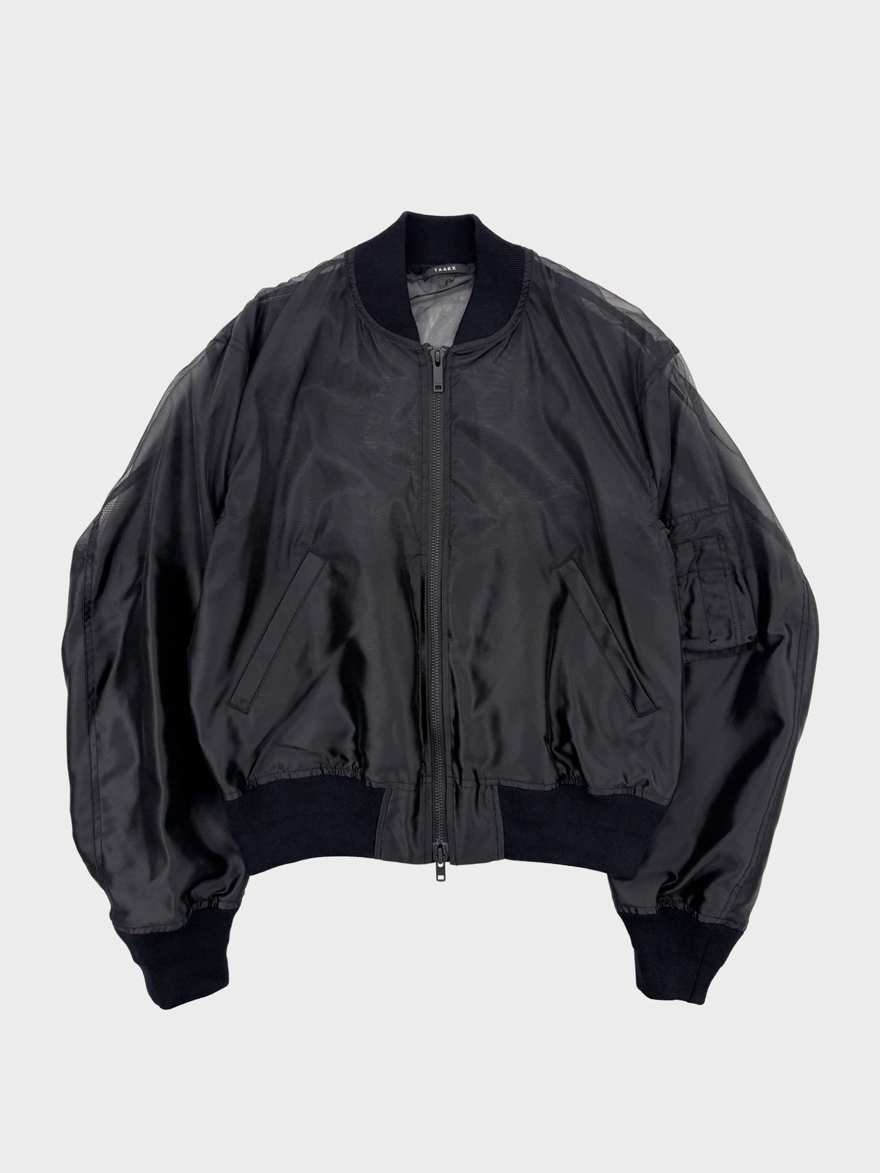 【2月21日(土)12:00販売開始】TAAKK / MA-1 BLOUSON (BLACK)