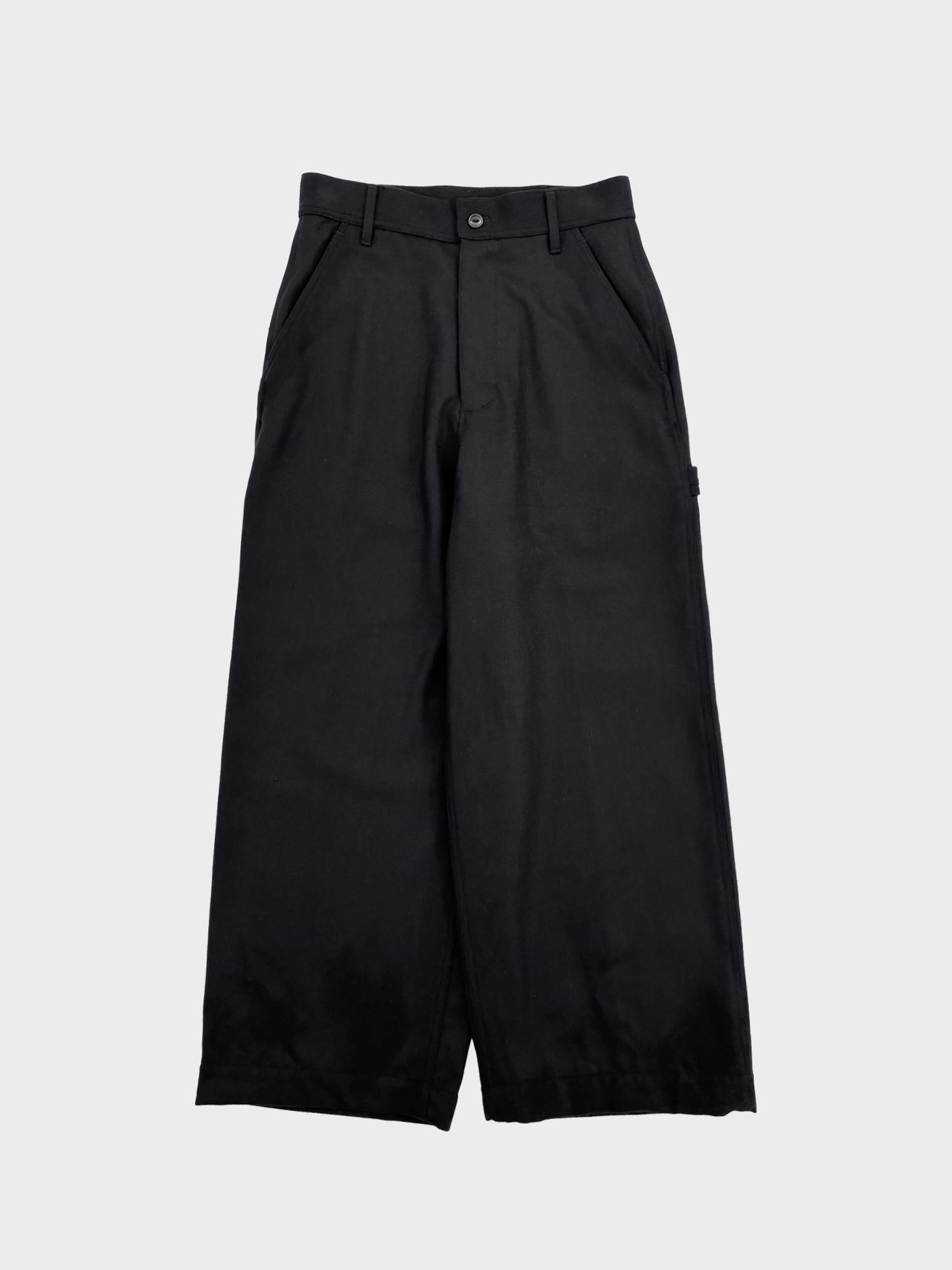 VOAAOV / MELTON PAINTER PANTS (BLACK)