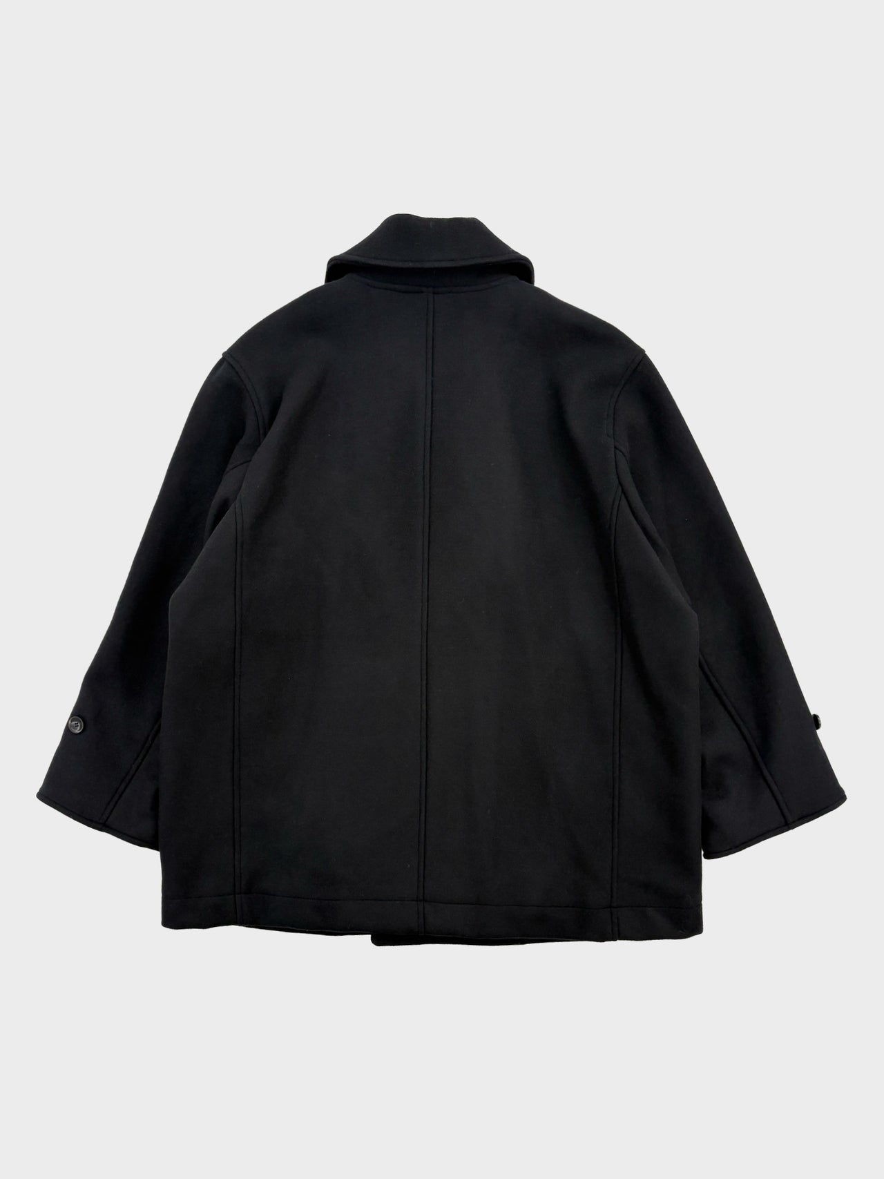VOAAOV / MELTON P-COAT (BLACK)