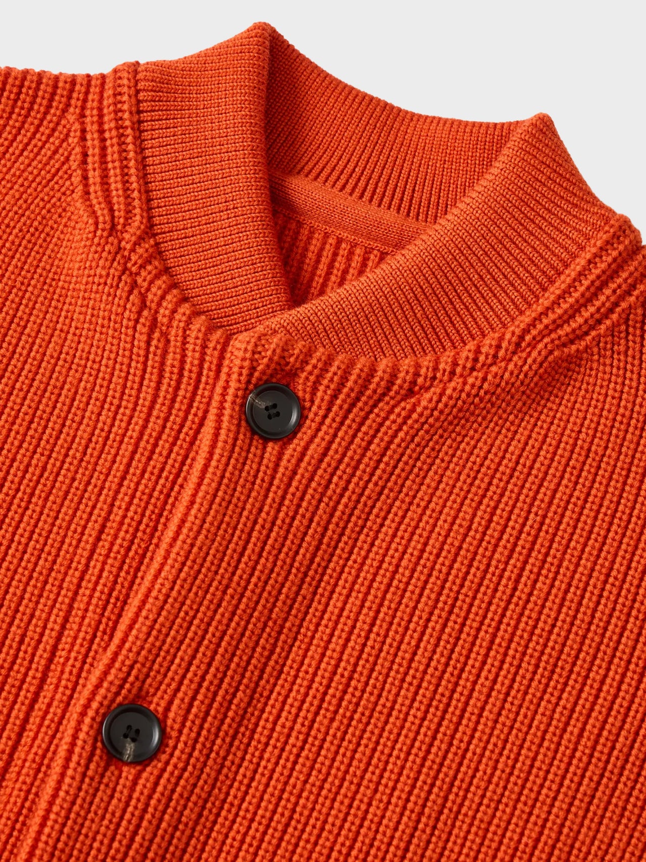 【9月上旬〜中旬入荷予定】THE DAY / MERINO WOOL KNIT BLOUSON (ORANGE)