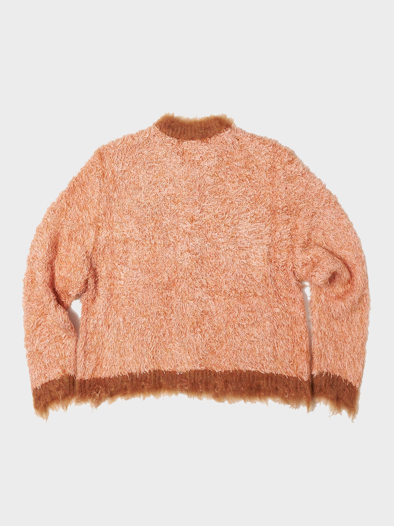 doublet / MOHAIR TWEED KNIT CARDIGAN (PINK)