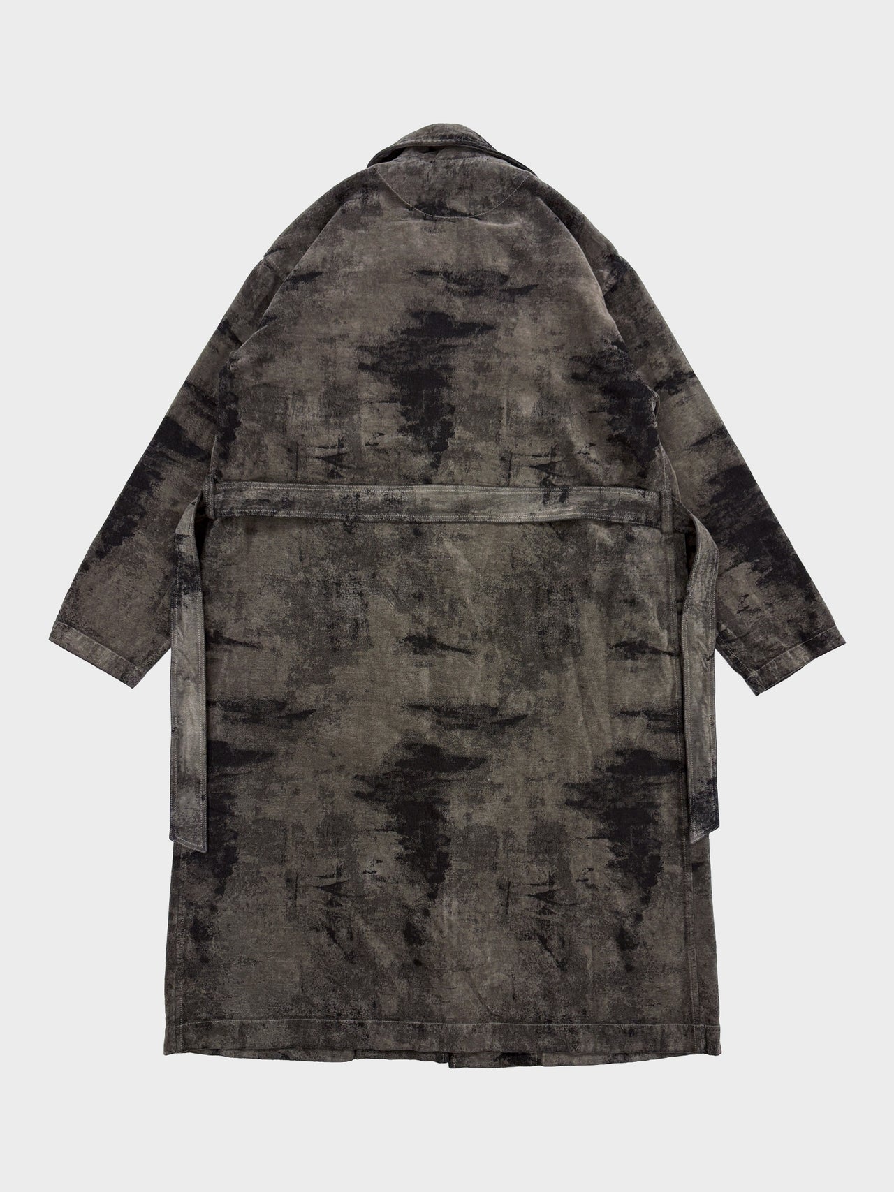 【8月22日(土)12:00発売】TAAKK / MOLE JACQUARD DENIM COAT (GRAY)