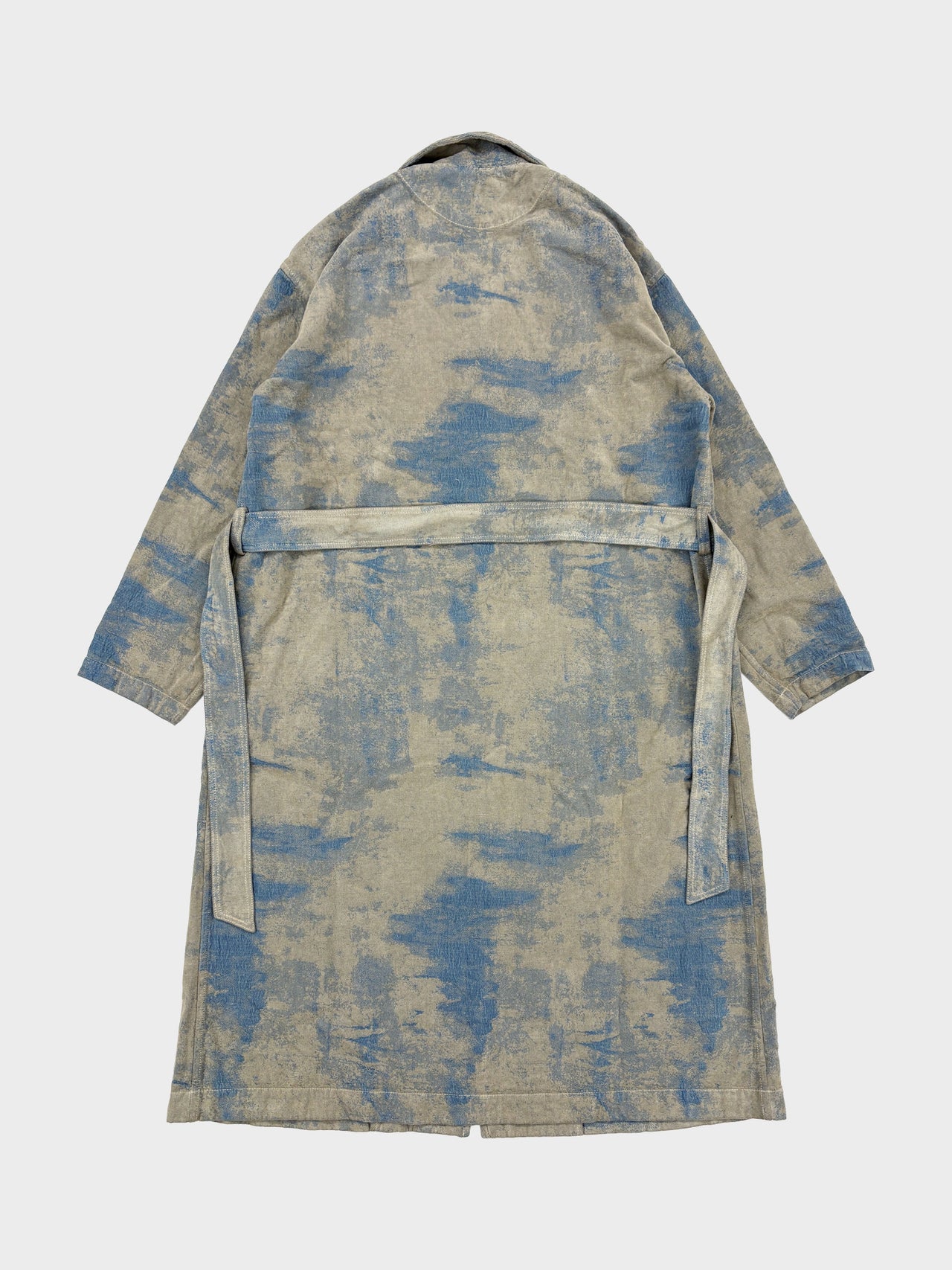 【8月22日(土)12:00発売】TAAKK / MOLE JACQUARD DENIM COAT (INDIGO BLEACH)