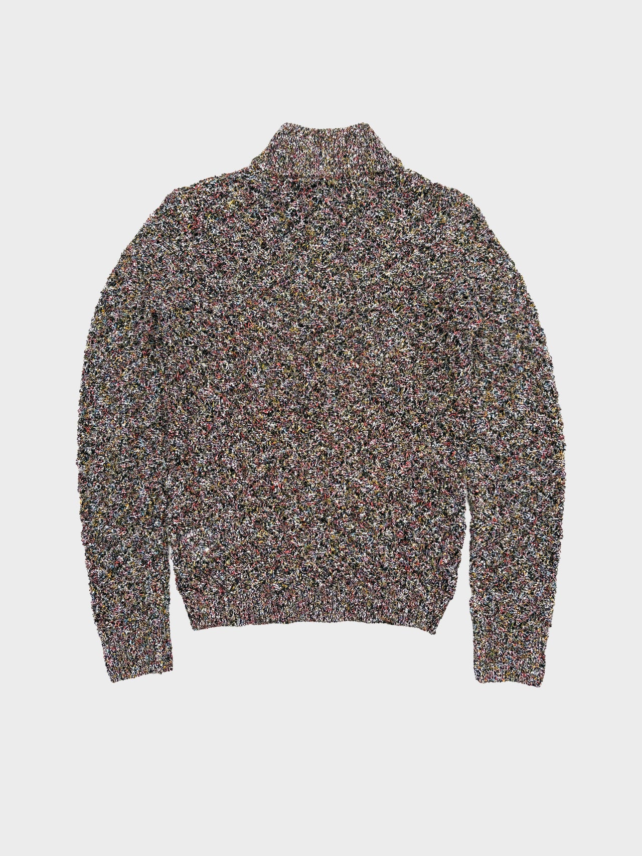 【8月22日(土)12:00発売】TAAKK / MULTI-COLORED HALF-ZIP KNIT (MULTI)