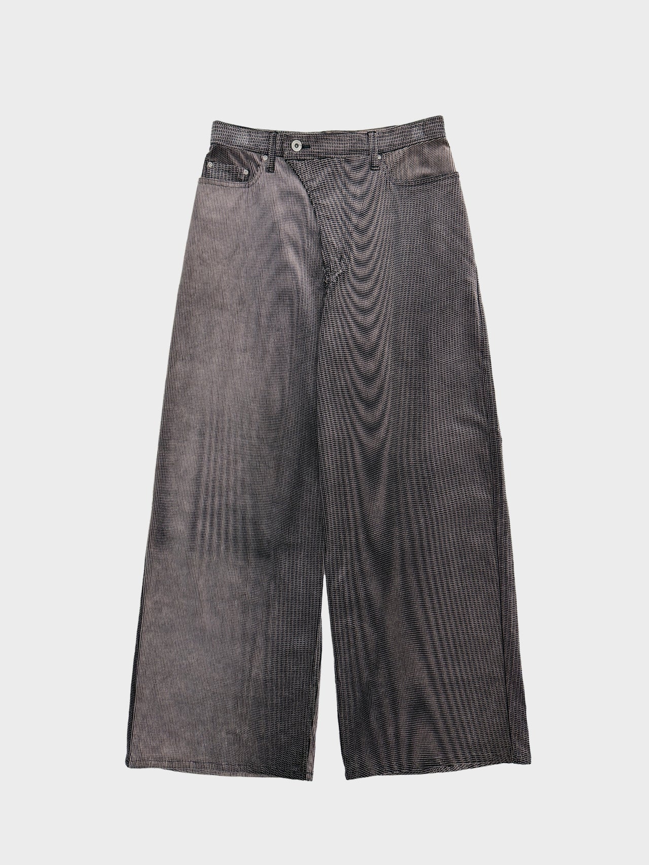 HATRA / Mirage Bleach Corduroy Denim (BLACK)