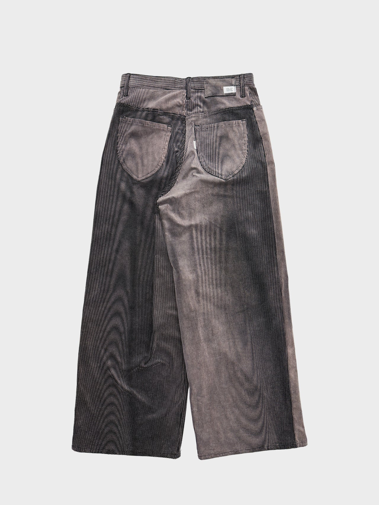 HATRA / Mirage Bleach Corduroy Denim (BLACK)