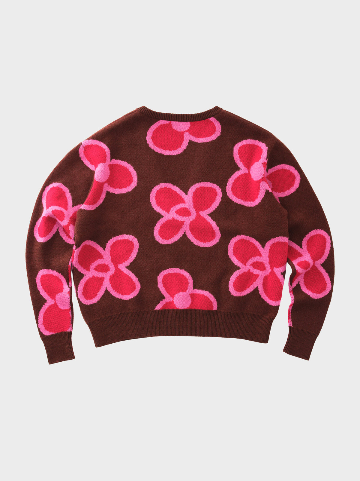 【9月12日(土)12:00発売】COGNOMEN / NAMELESSN FLOWER KNIT (BROWN)