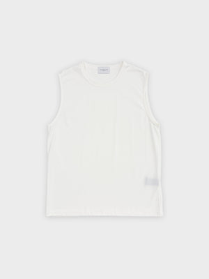 RAINMAKER / NO SLEEVE TEE (WHITE)