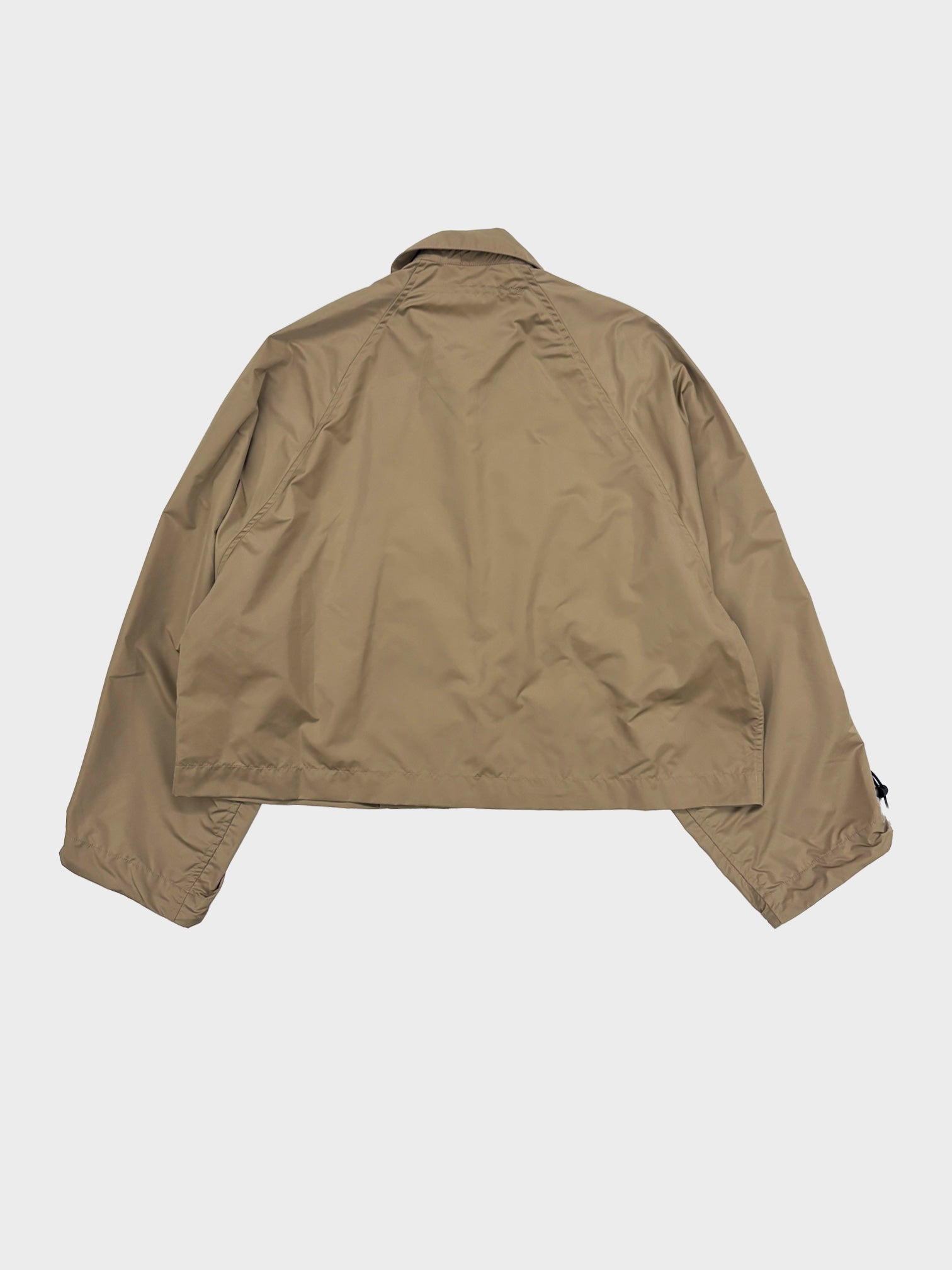my beautiful landlet / NYLON TAFFETA WATER PROOF SHORT BLOUSON (BEIGE)
