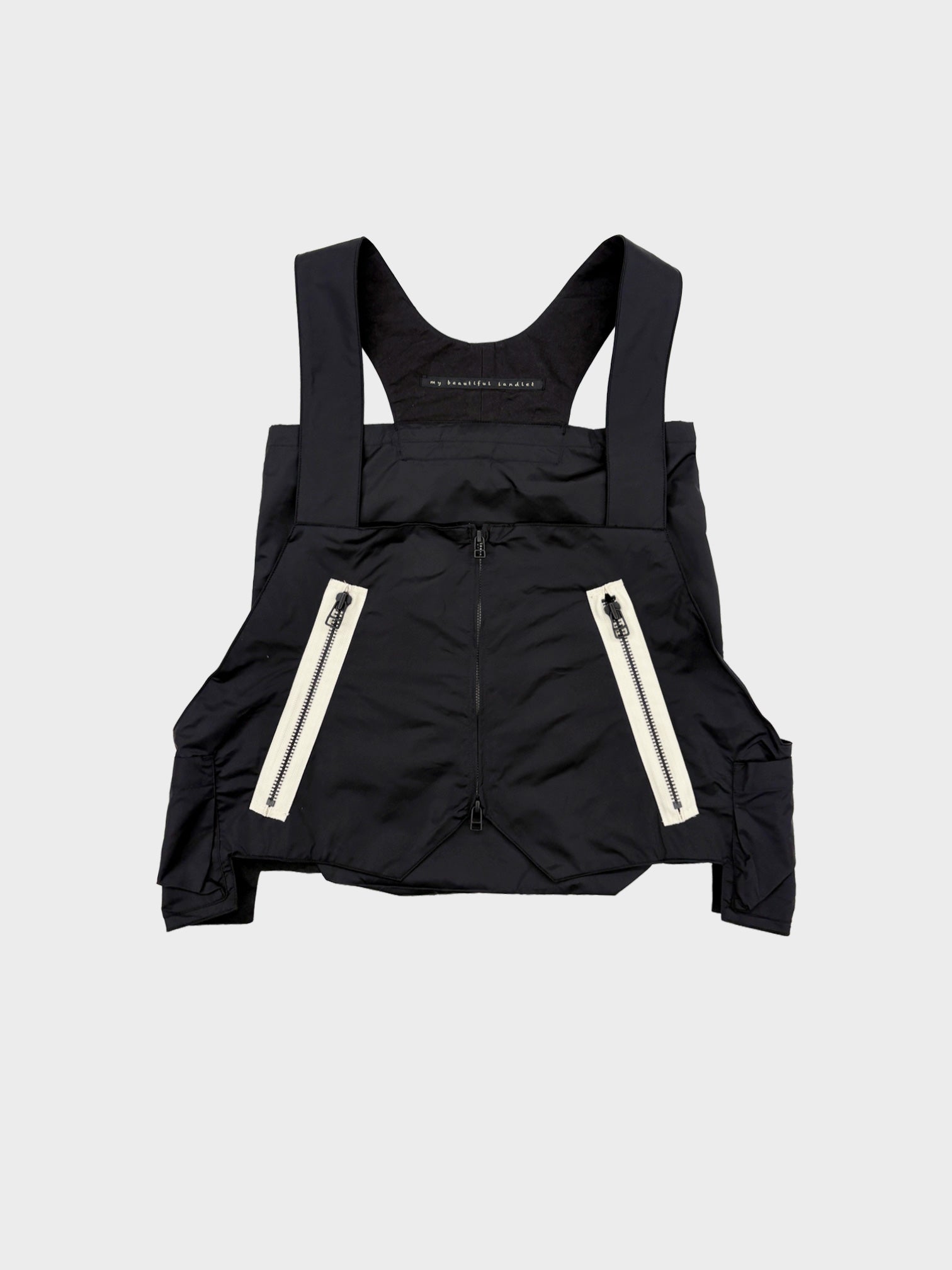 My Beautiful Landlet　Backpack Vest my beautiful landlet / NYLON TAFFETA WATER PROOF BAG VEST (BLACK)