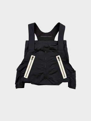 my beautiful landlet / NYLON TAFFETA WATER PROOF BAG VEST (BLACK)